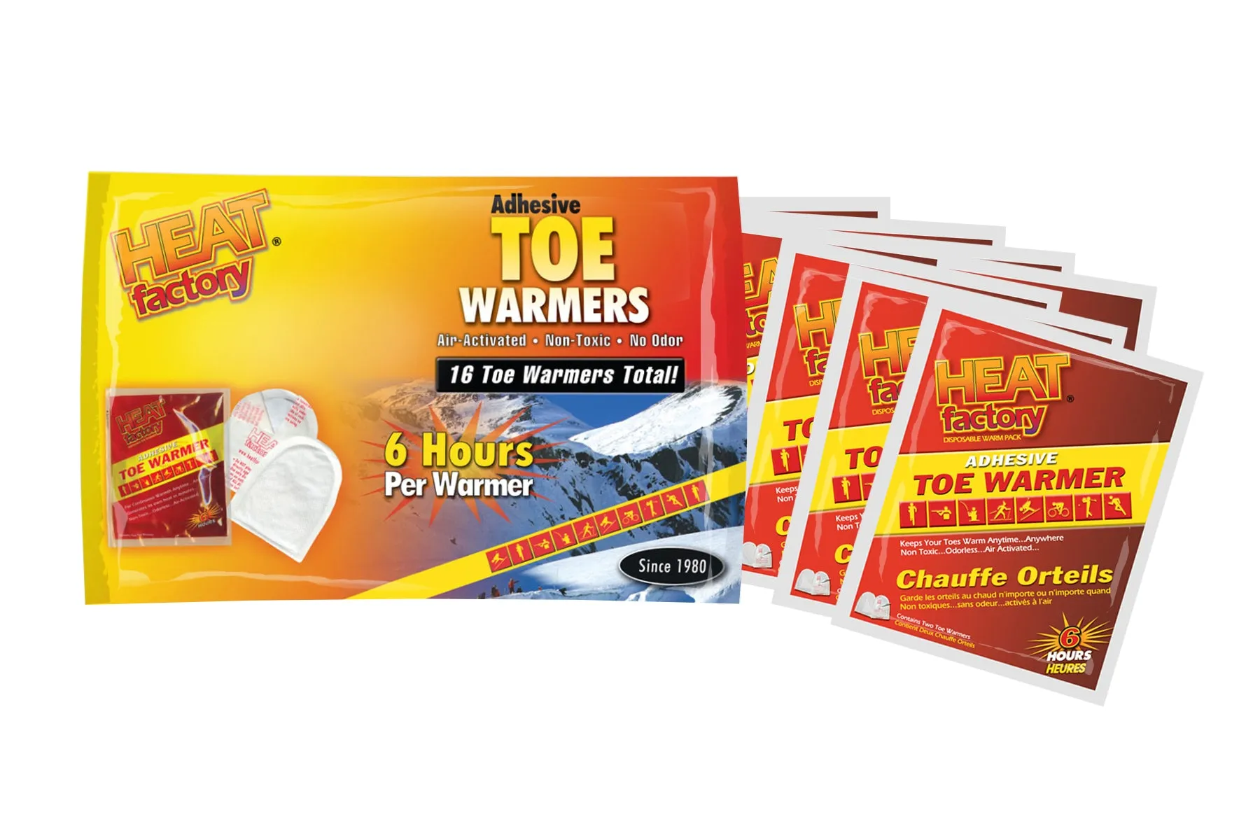 Adhesive Toe Warmer Big Pack (8 Pairs)