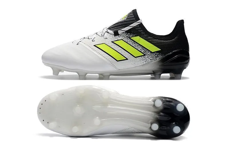 Adidas ACE FG Soccer Cleats Shoes White Black Green