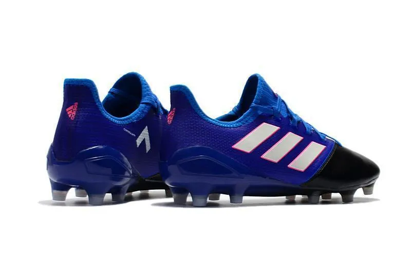 Adidas ACE Series FG Soccer Cleats Shoes Blue Black White