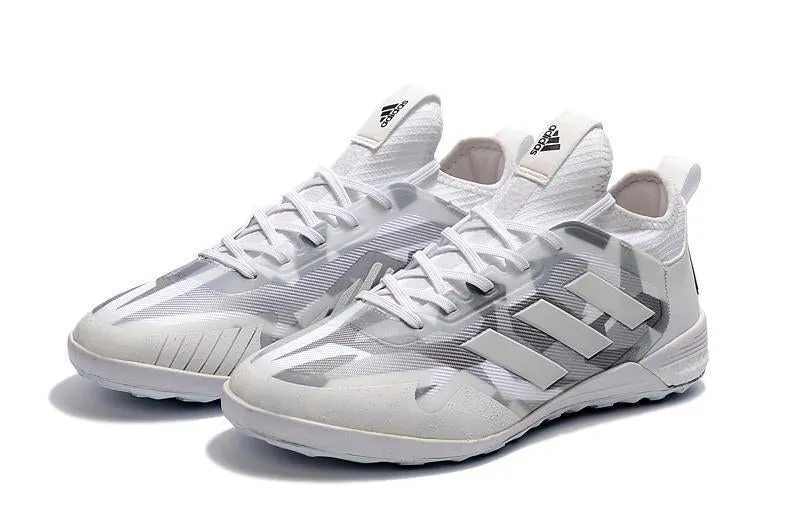 Adidas ACE Tango TF Soccer Cleats White Gray