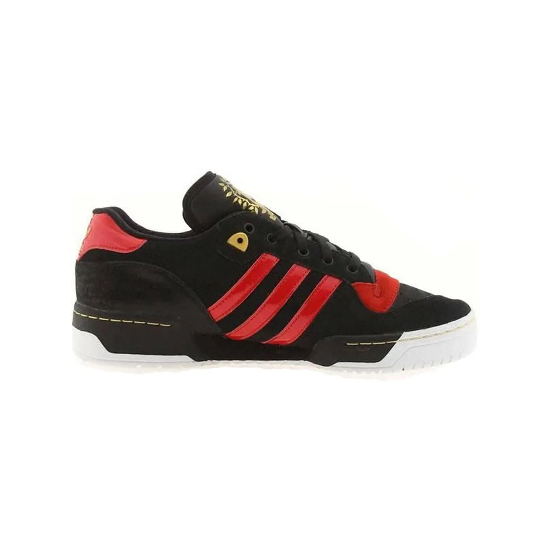 Adidas Original RIVALRY LO Men’s - BLACK1/LGTSCA/RUNWHT/NOIR1/ROU CA/RUNWHT