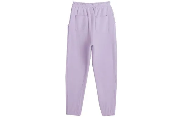 adidas originals x IVY PARK Crossover Casual Solid Color Bundle Feet Sports Pants/Trousers/Joggers Purple multicolor