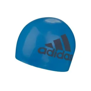 Adidas Silicone Graphic Swim Cap - Royal/Navy