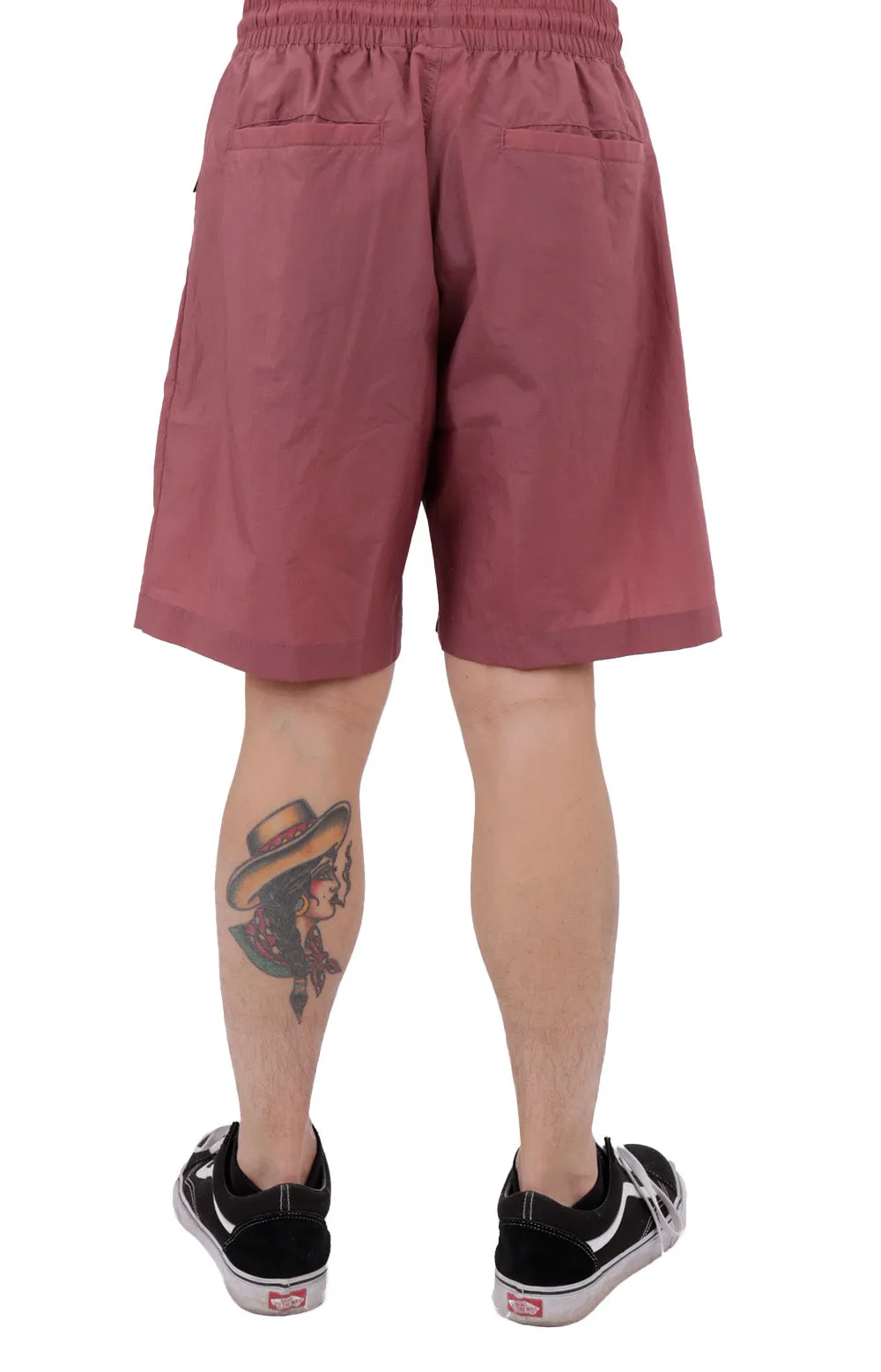 Adidas Skateboarding Heritage Wind Shorts - Quiet Crimson/Focus