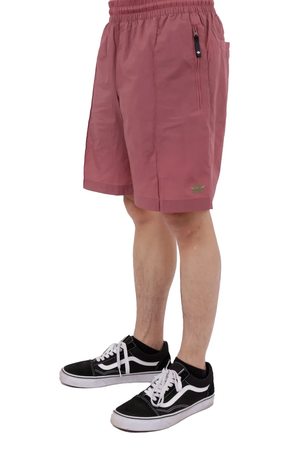 Adidas Skateboarding Heritage Wind Shorts - Quiet Crimson/Focus