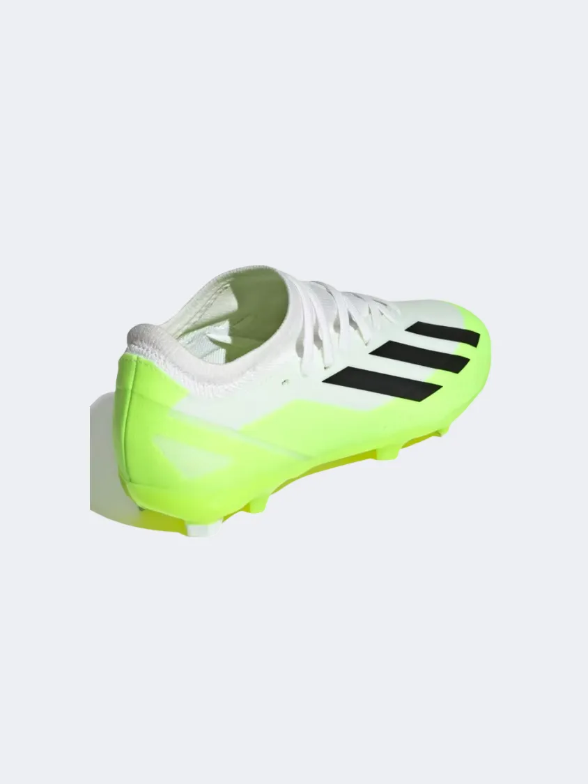 Adidas X Crazyfast.3 Kids Football Shoes Cloud White /Lemon