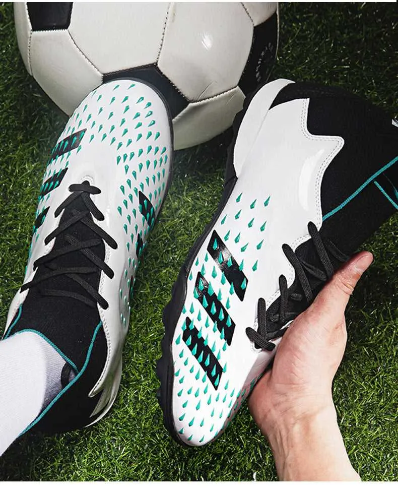 Adult High-Top Soccer Cleats for Pro Matches