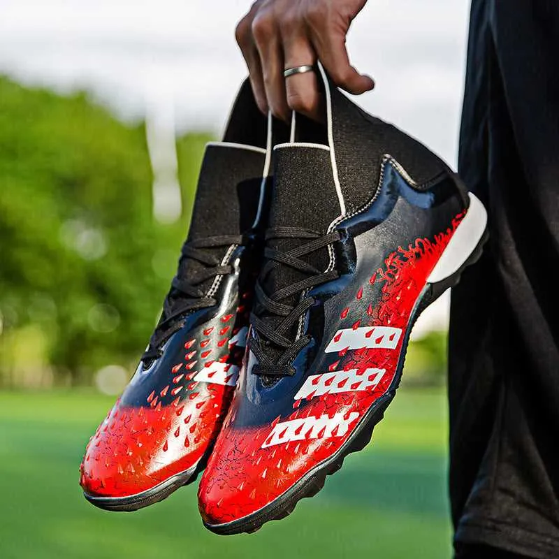 Adult High-Top Soccer Cleats for Pro Matches