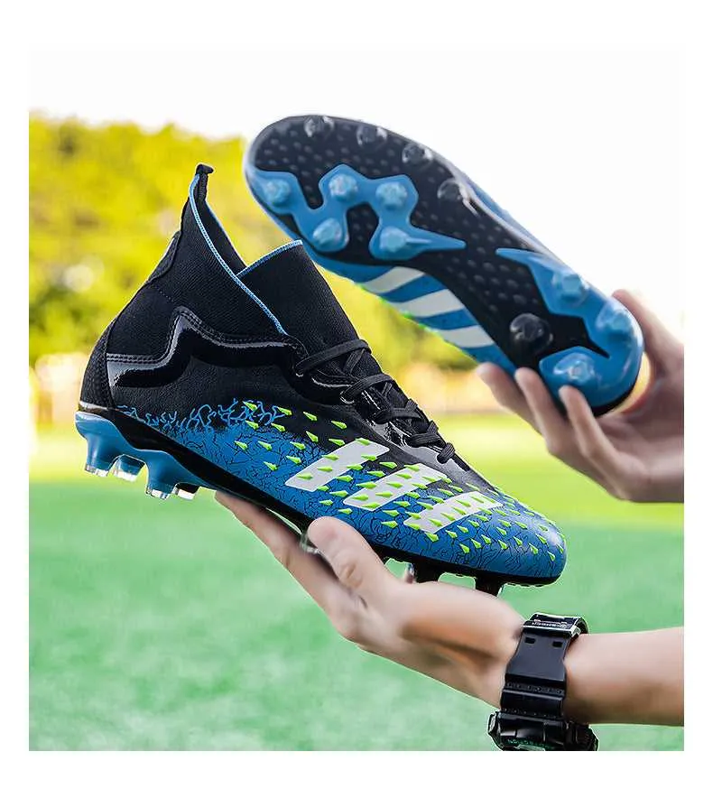 Adult High-Top Soccer Cleats for Pro Matches