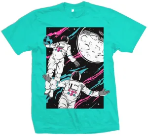 Astro Alley Oop - Aqua Blue T-Shirt