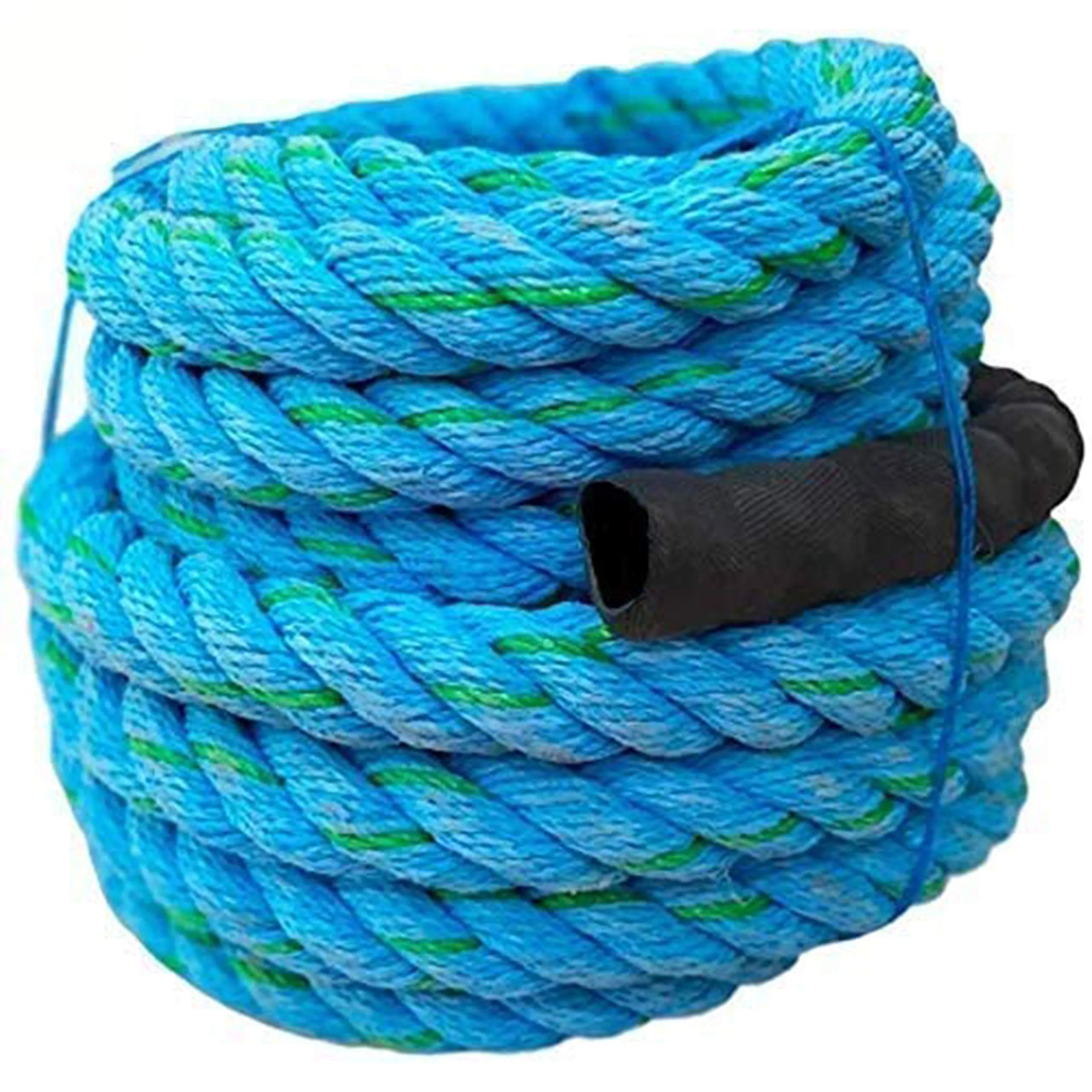 AZUKA® Ultimate Fitness Strength Training Battle Rope 1.5 inch 40ft (Ocean Blue),Weight-7.9kg