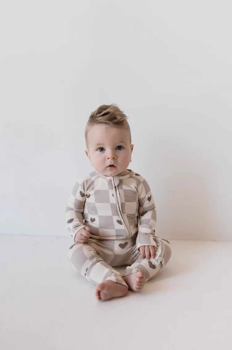 Bamboo Zip Pajamas | Check Your Heart