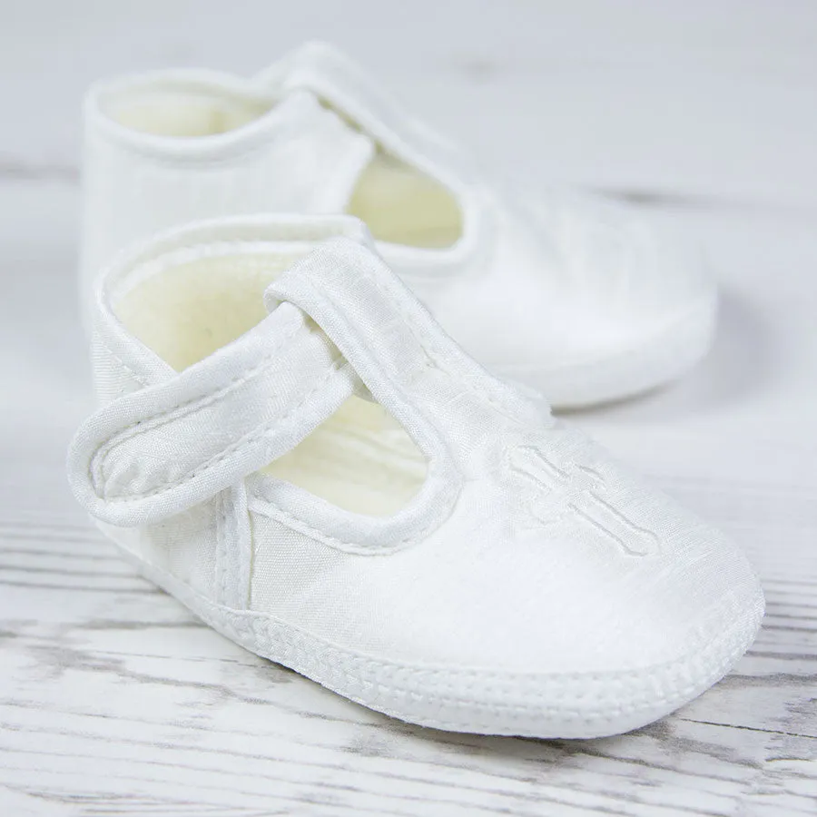 Baypods/Early Days Christening Shoes - Ivory E034