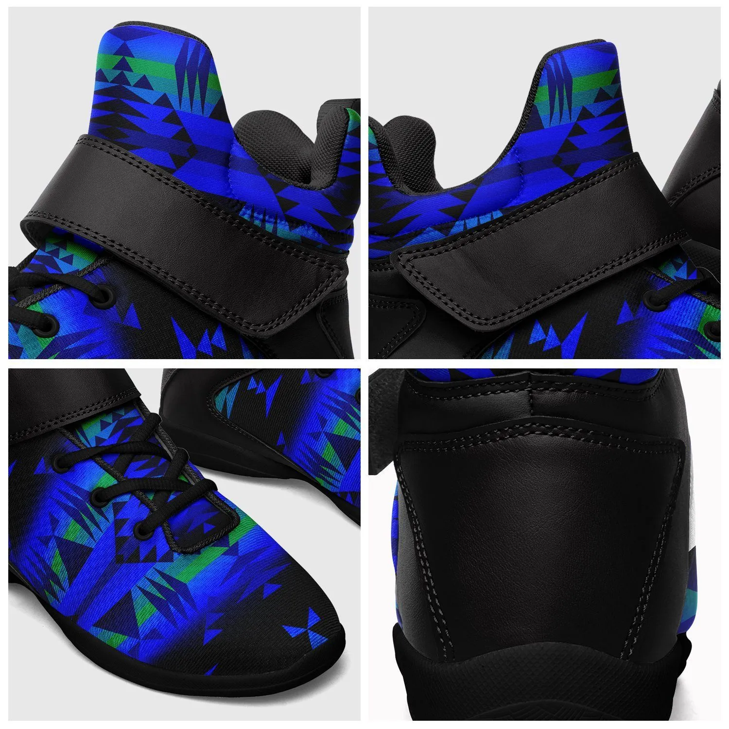 Between the Blue Ridge Mountains Ipottaa Basketball / Sport High Top Shoes - Black Sole