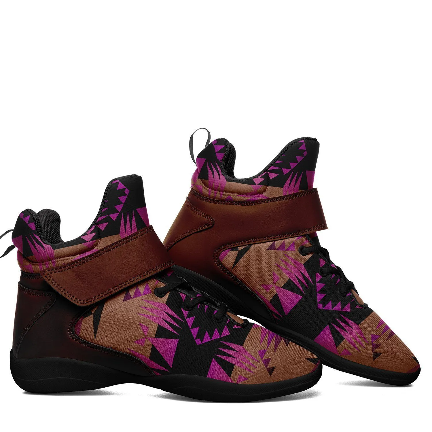 Between the Mountains Berry Ipottaa Basketball / Sport High Top Shoes - Black Sole