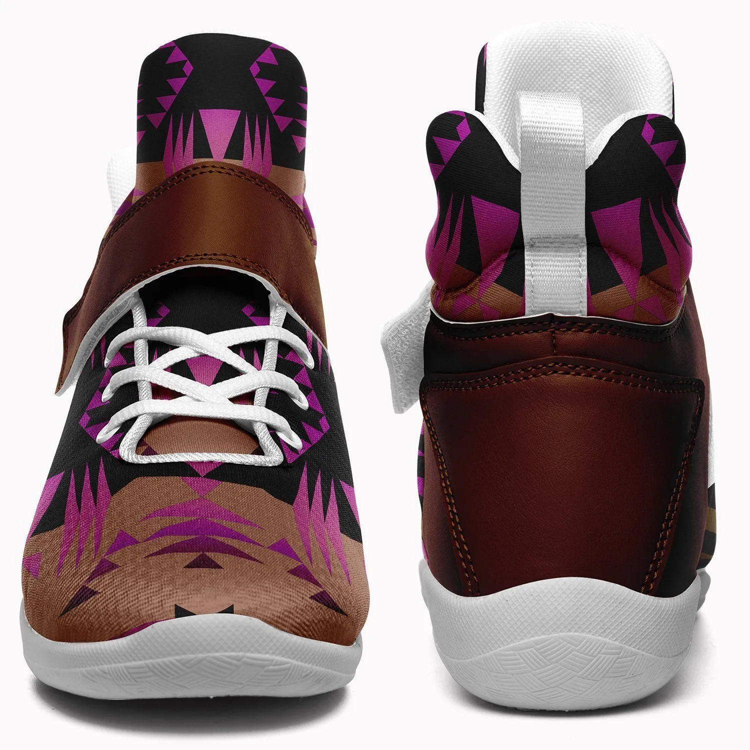 Between the Mountains Berry Ipottaa Basketball / Sport High Top Shoes - White Sole