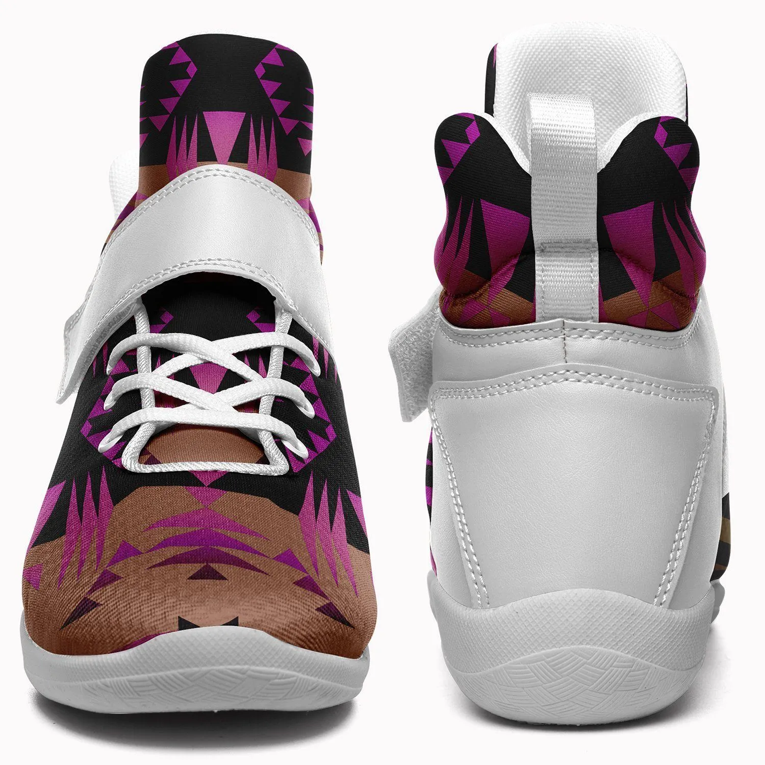 Between the Mountains Berry Ipottaa Basketball / Sport High Top Shoes - White Sole