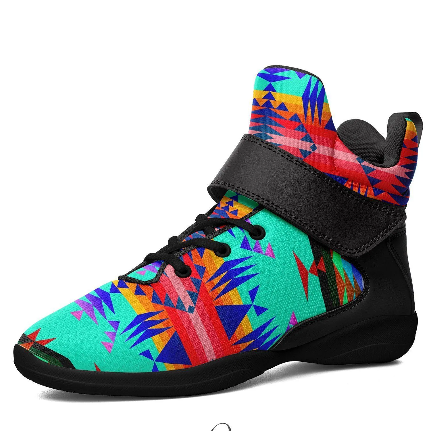 Between the Mountains Spring Ipottaa Basketball / Sport High Top Shoes - Black Sole