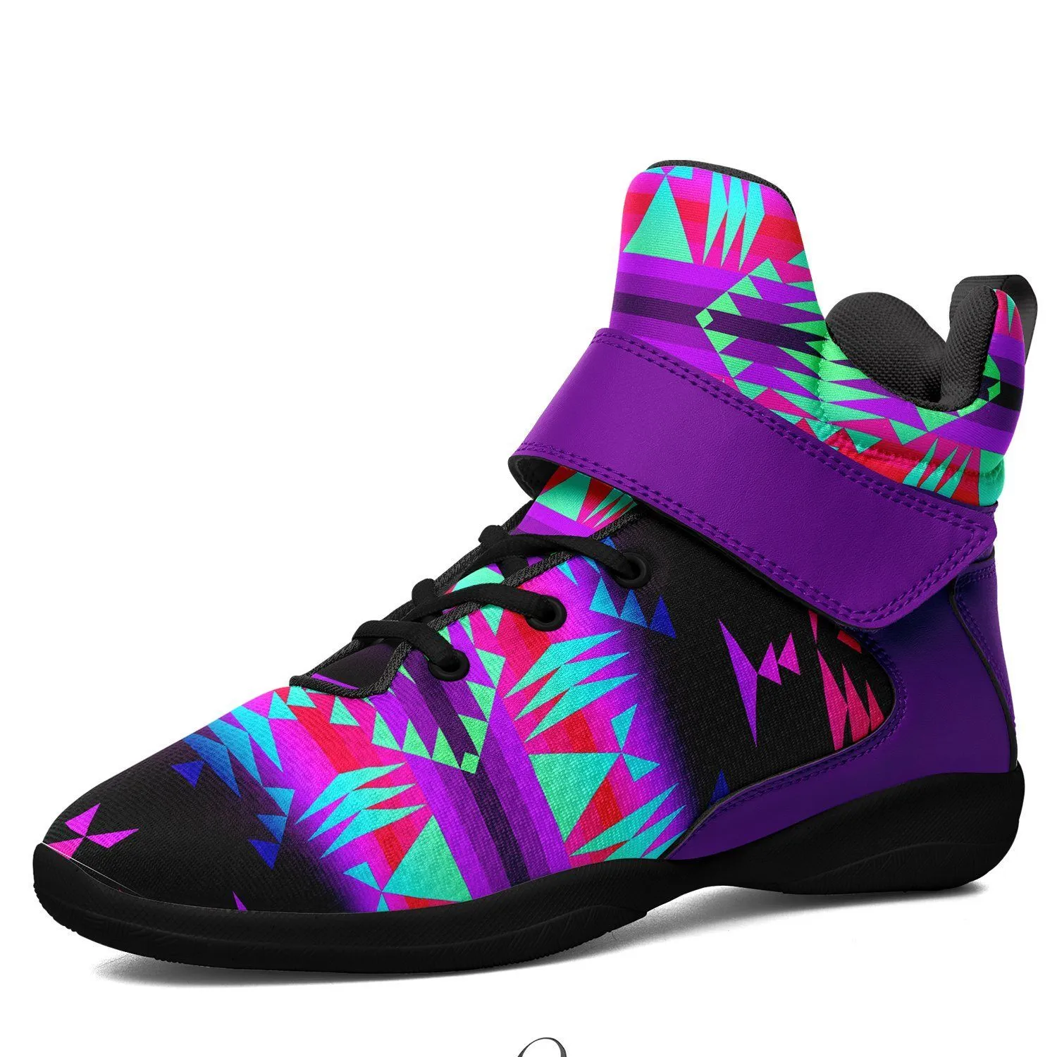 Between the Rocky Mountains Ipottaa Basketball / Sport High Top Shoes - Black Sole