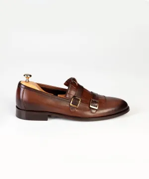 Brown Monk Loafer shoe