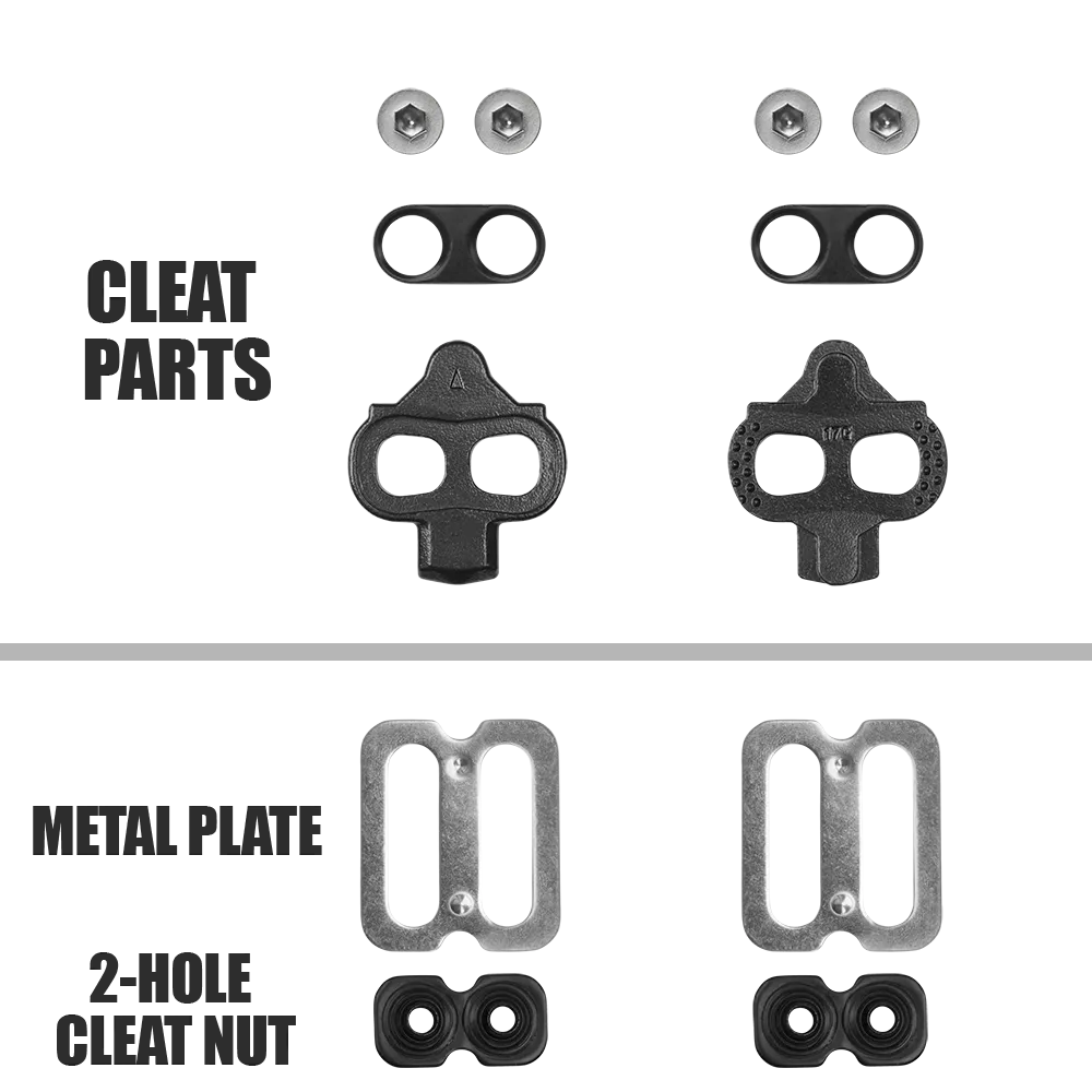 BV Bike Cleats Compatible with Shimano SPD, 14° Adjustment | BV-CT-01-SPD