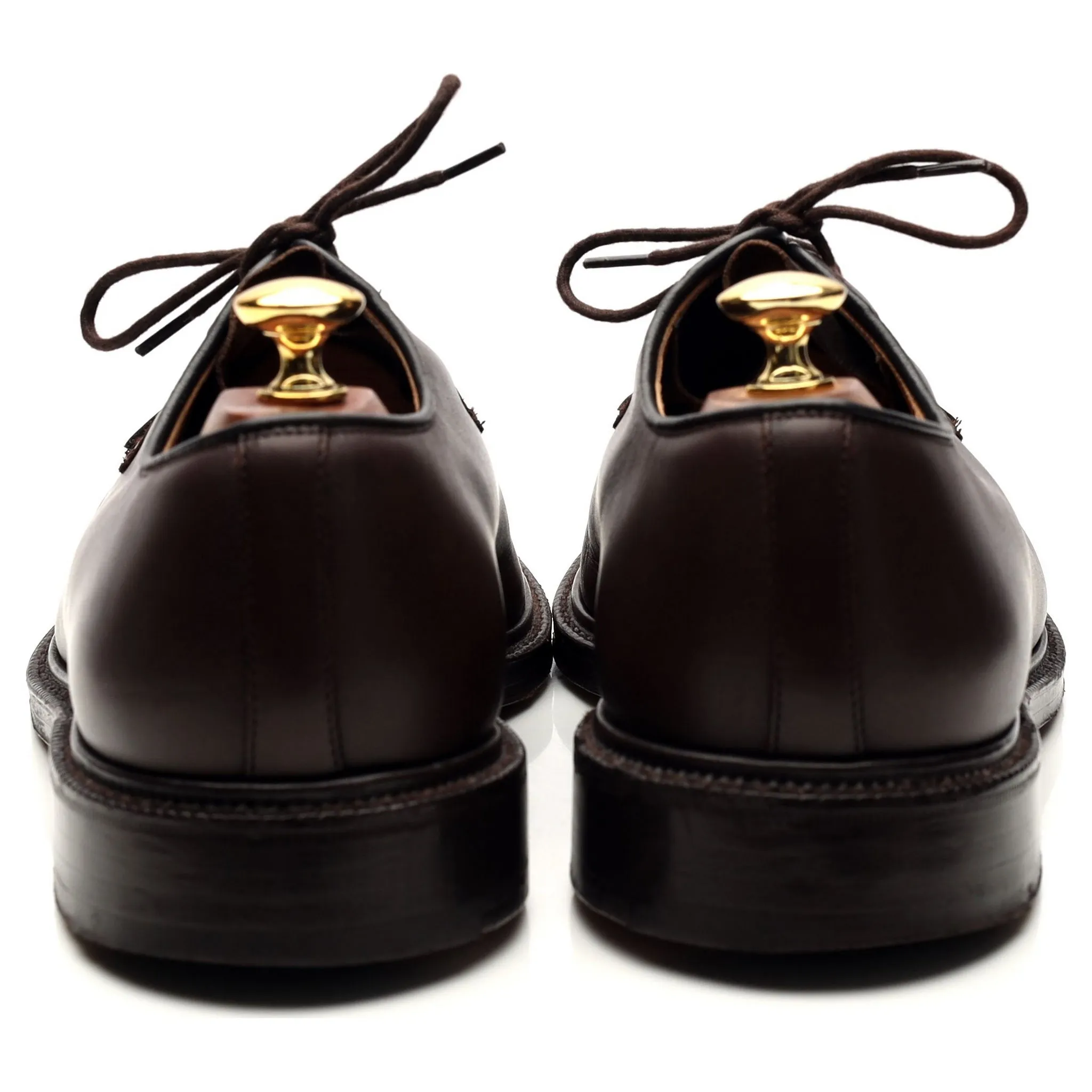 'Chapel' Dark Brown Leather Derby UK 9.5 G