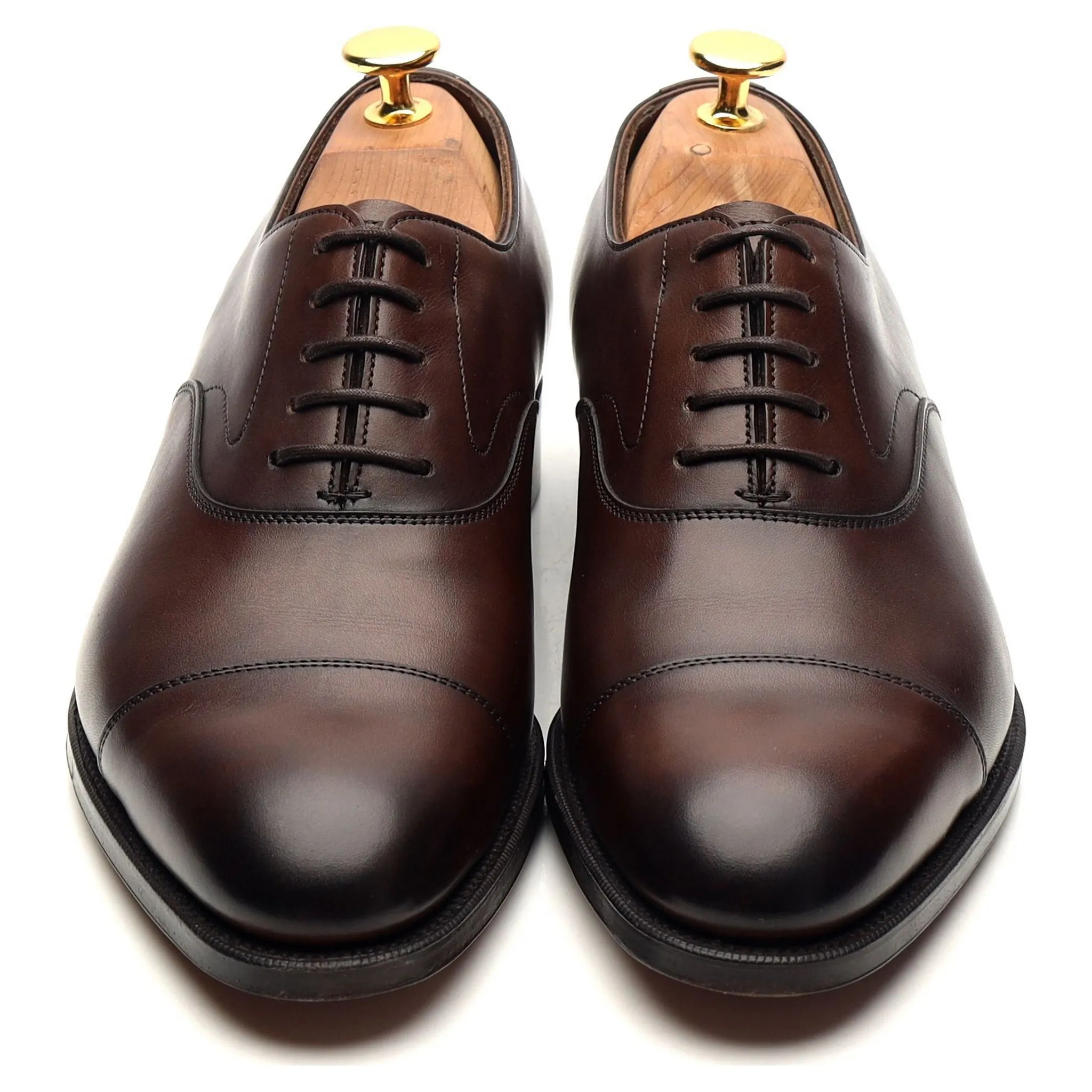 'Chelsea' Dark Brown Leather Oxford UK 5.5 E