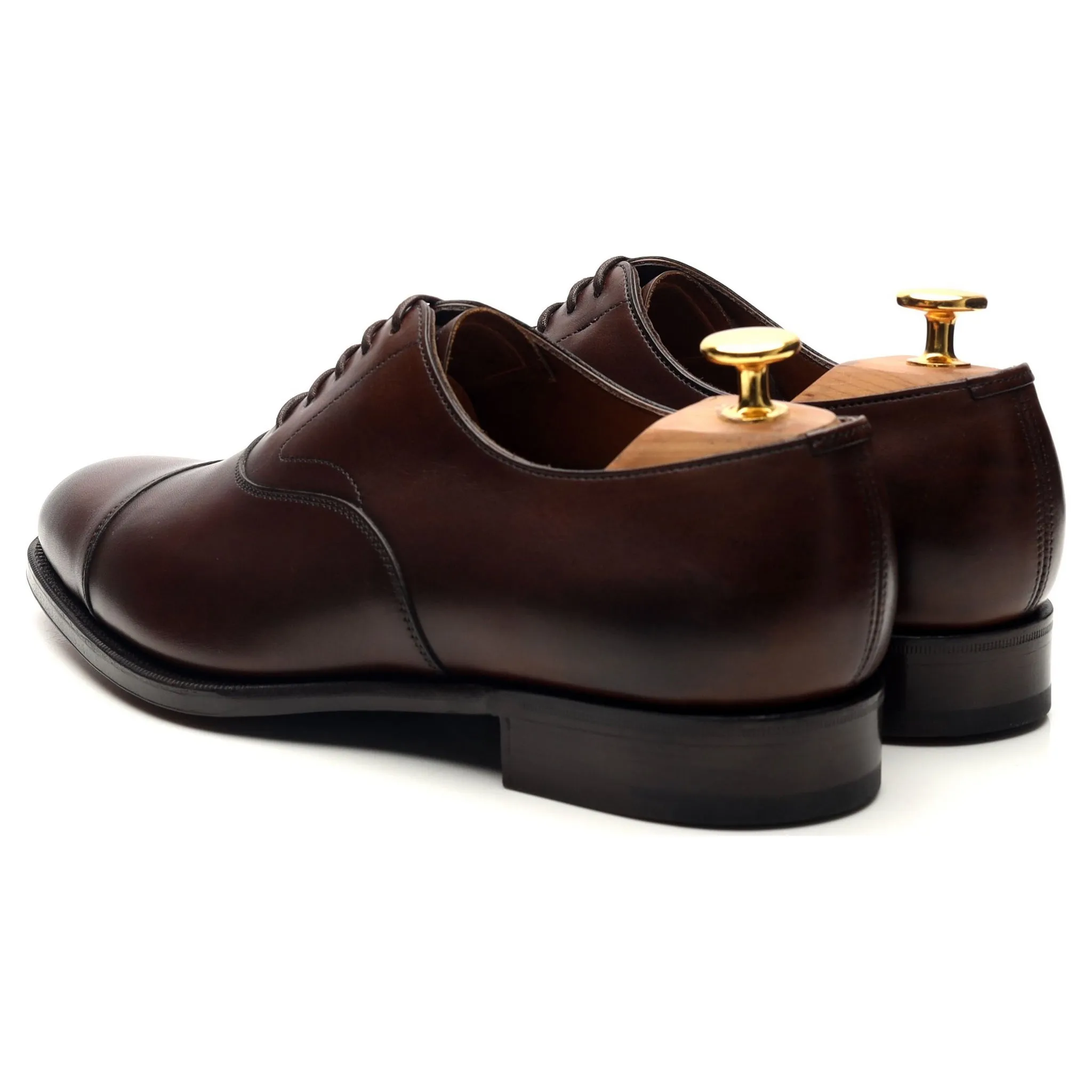 'Chelsea' Dark Brown Leather Oxford UK 5.5 E