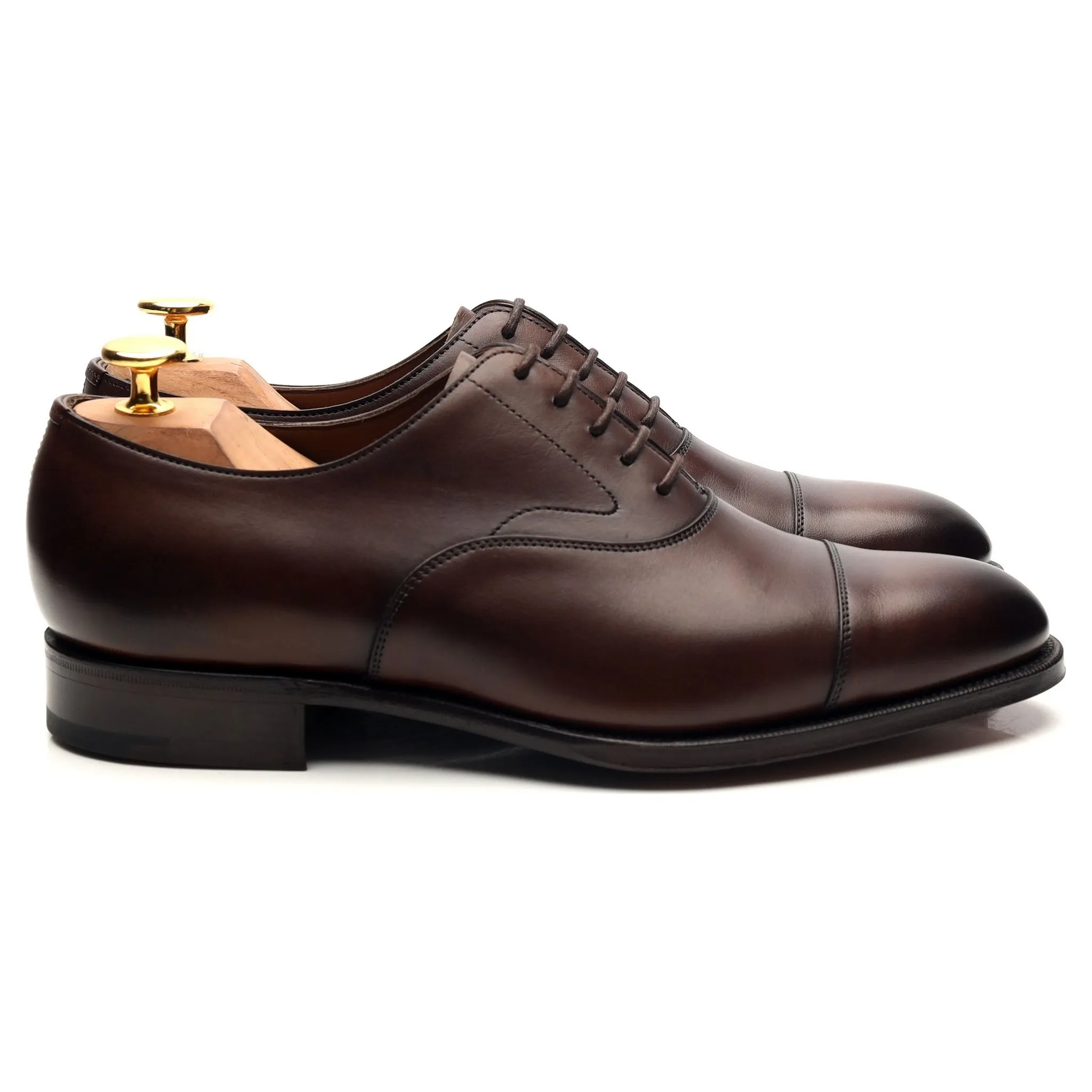 'Chelsea' Dark Brown Leather Oxford UK 5.5 E