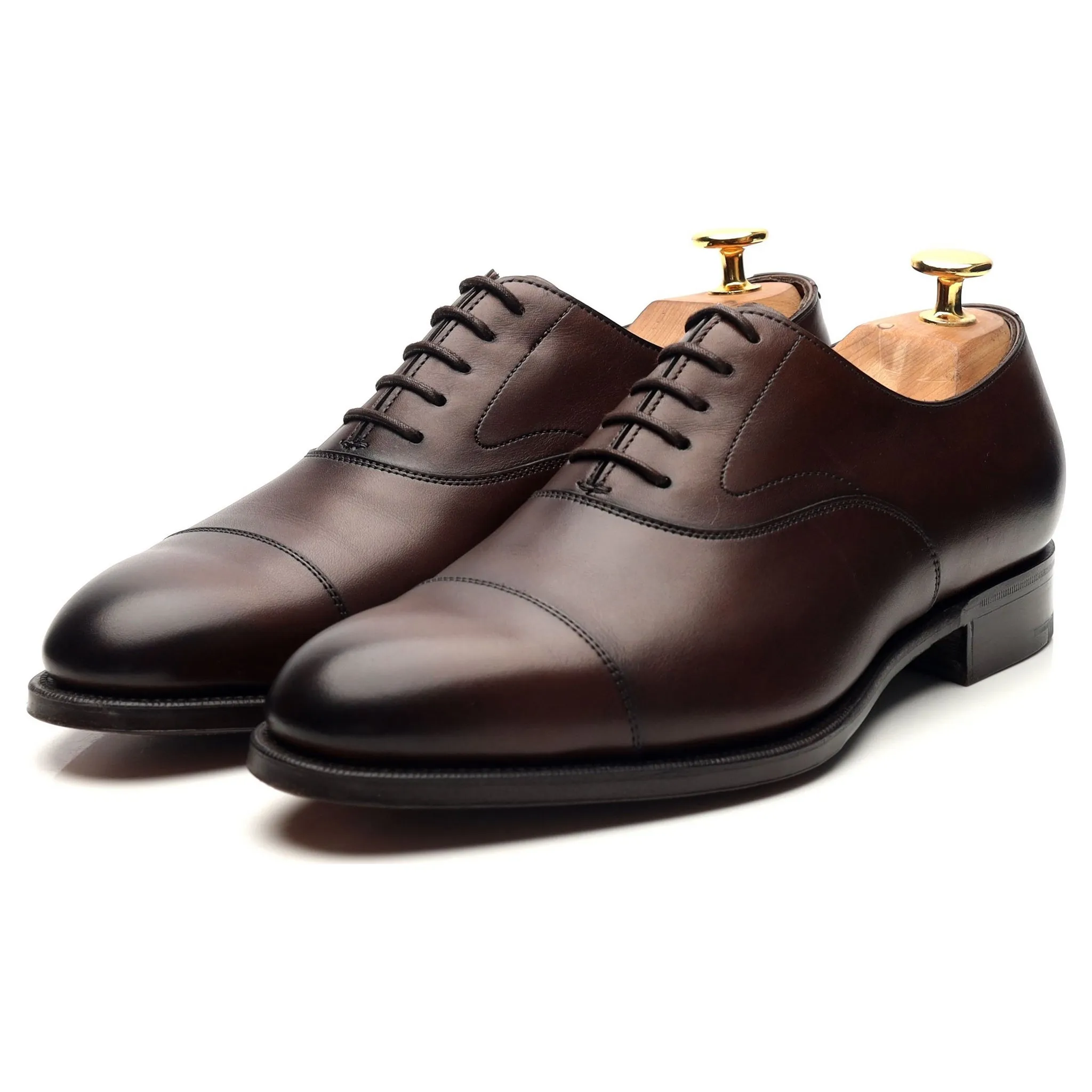 'Chelsea' Dark Brown Leather Oxford UK 5.5 E