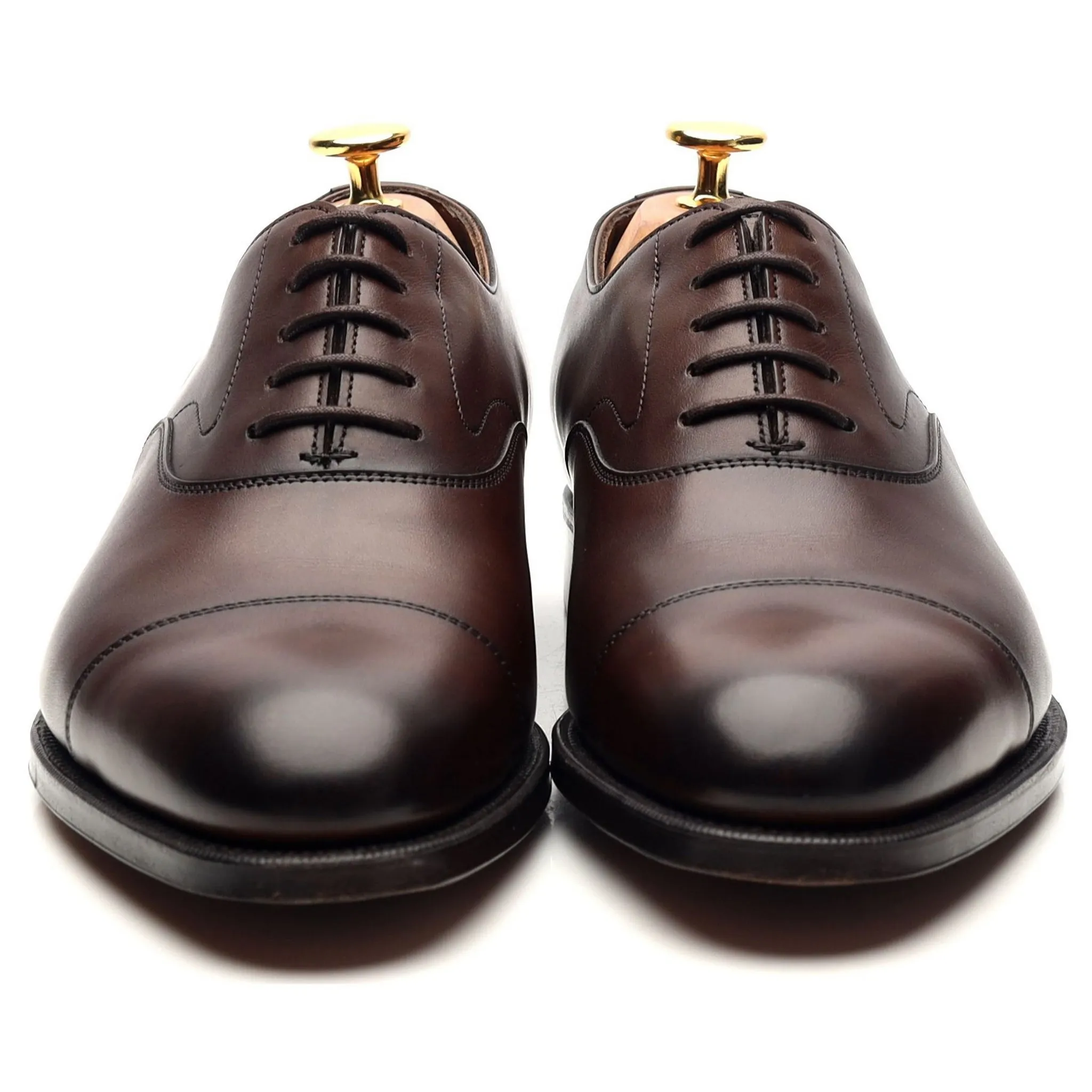 'Chelsea' Dark Brown Leather Oxford UK 5.5 E