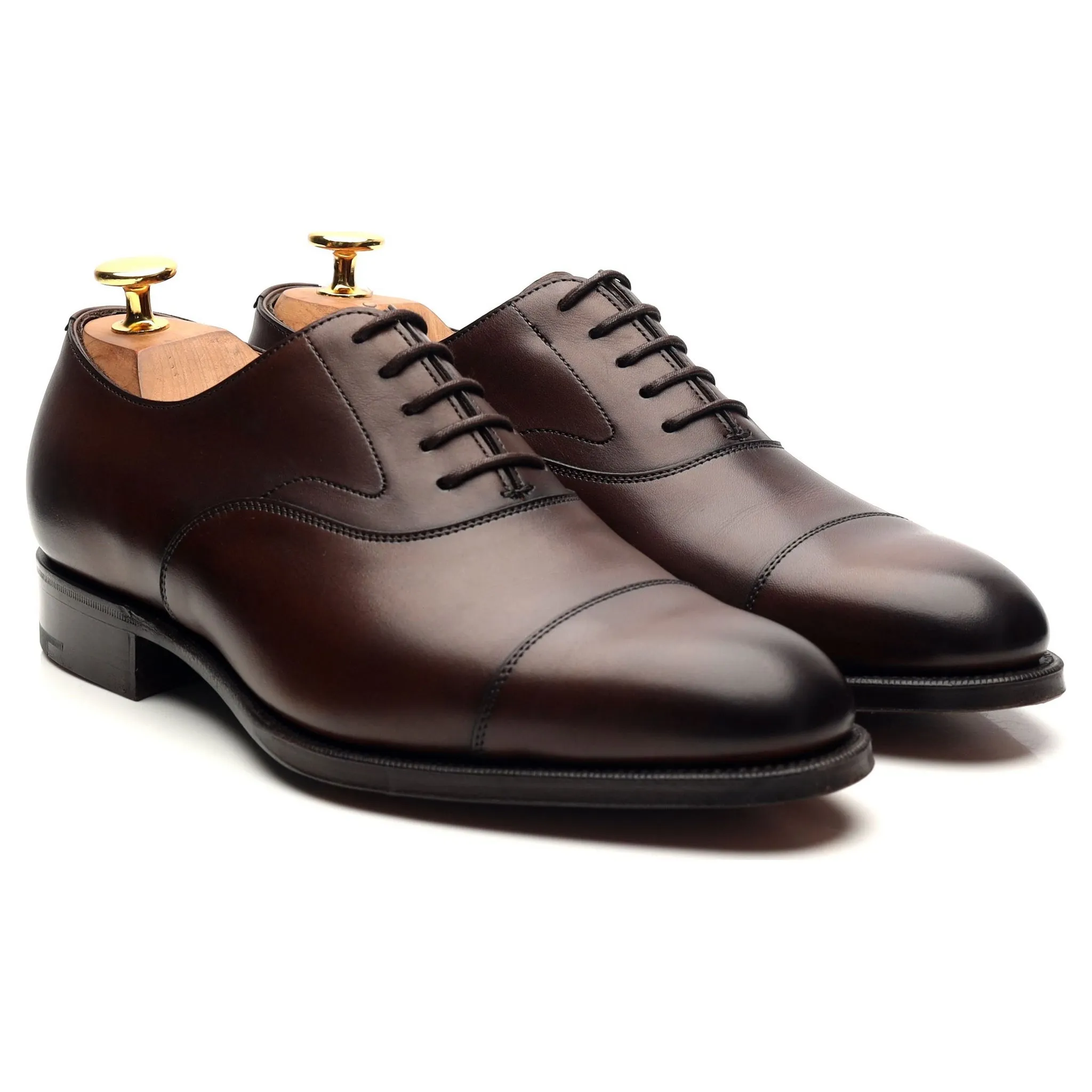 'Chelsea' Dark Brown Leather Oxford UK 5.5 E