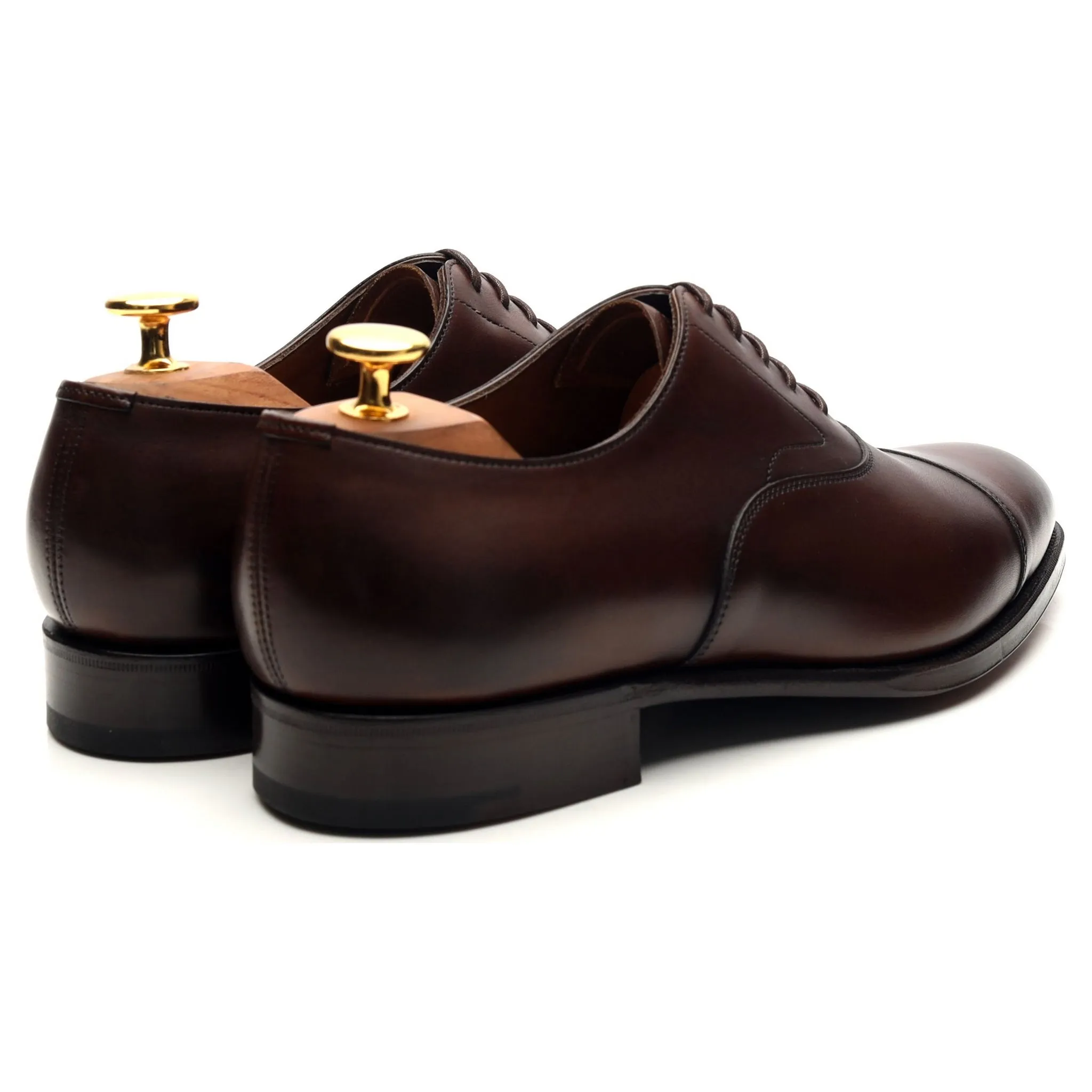 'Chelsea' Dark Brown Leather Oxford UK 5.5 E