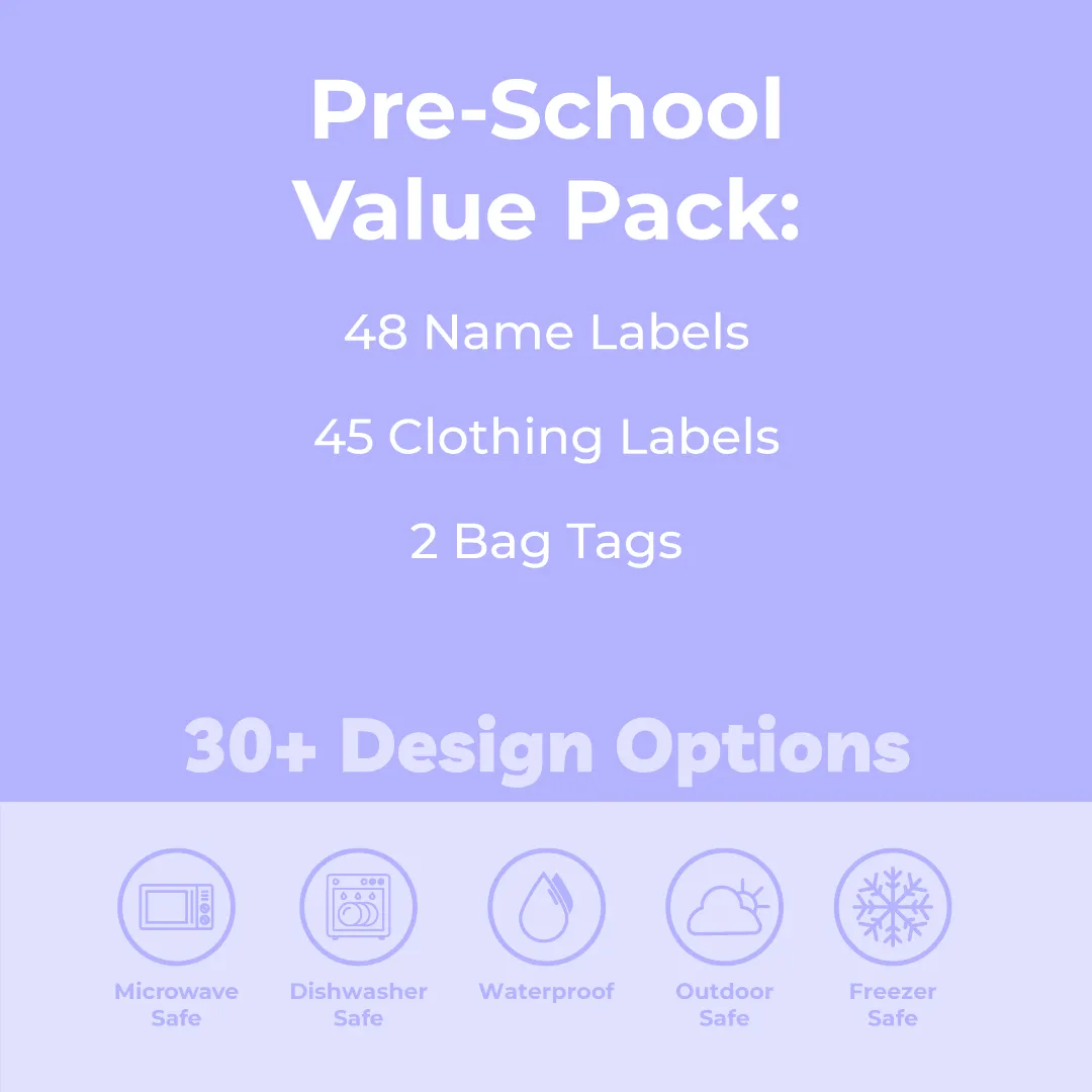 Colour Pre-School Pack - Designer themes