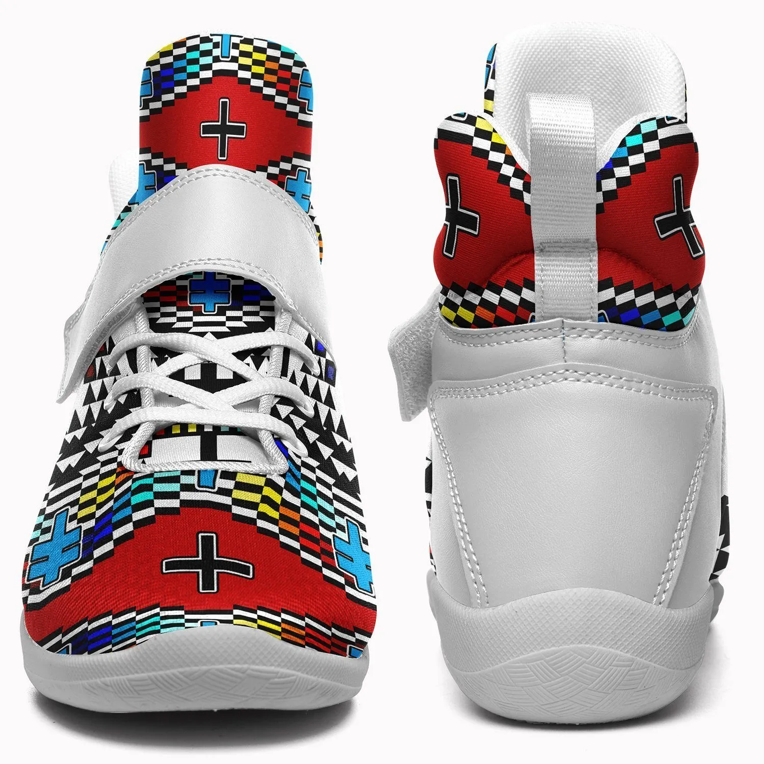 Dragonflies Ipottaa Basketball / Sport High Top Shoes - White Sole