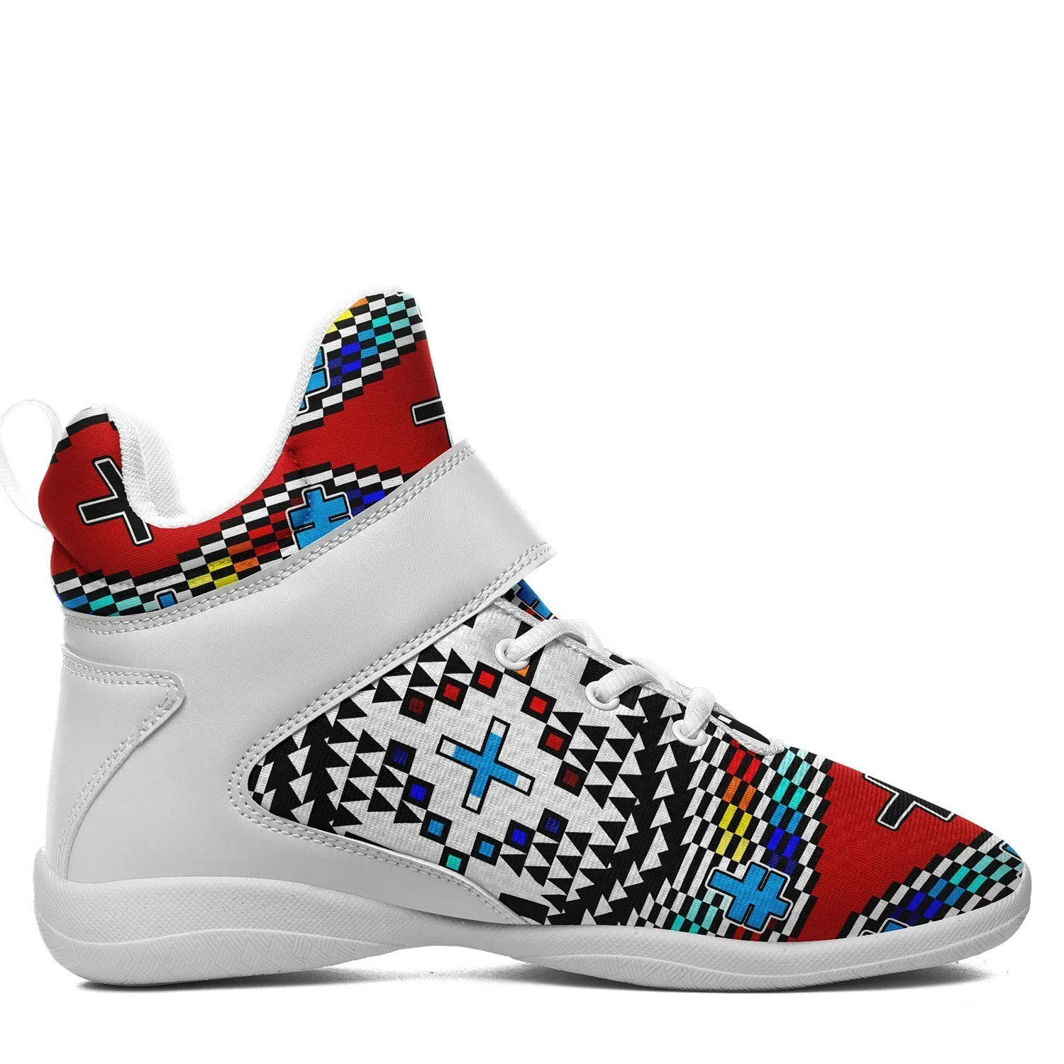 Dragonflies Ipottaa Basketball / Sport High Top Shoes - White Sole