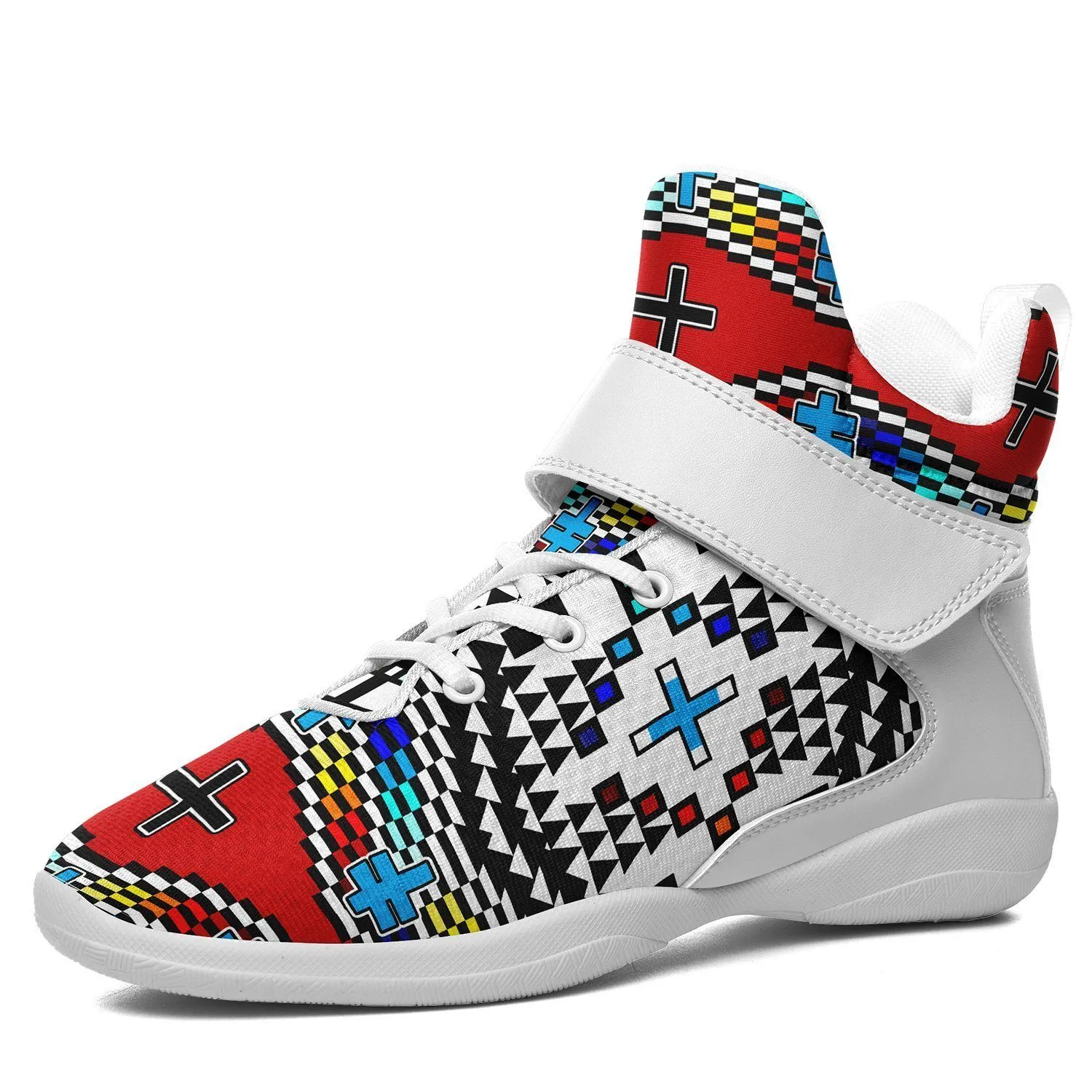 Dragonflies Ipottaa Basketball / Sport High Top Shoes - White Sole