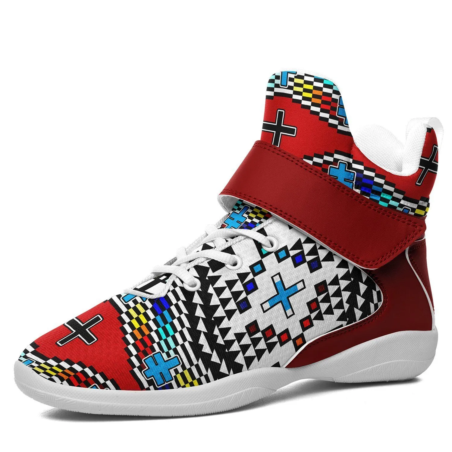 Dragonflies Ipottaa Basketball / Sport High Top Shoes - White Sole