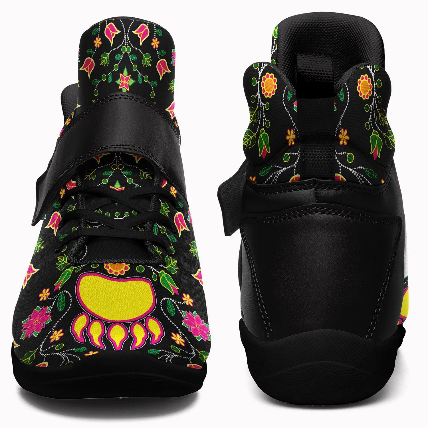 Floral Bearpaw Ipottaa Basketball / Sport High Top Shoes