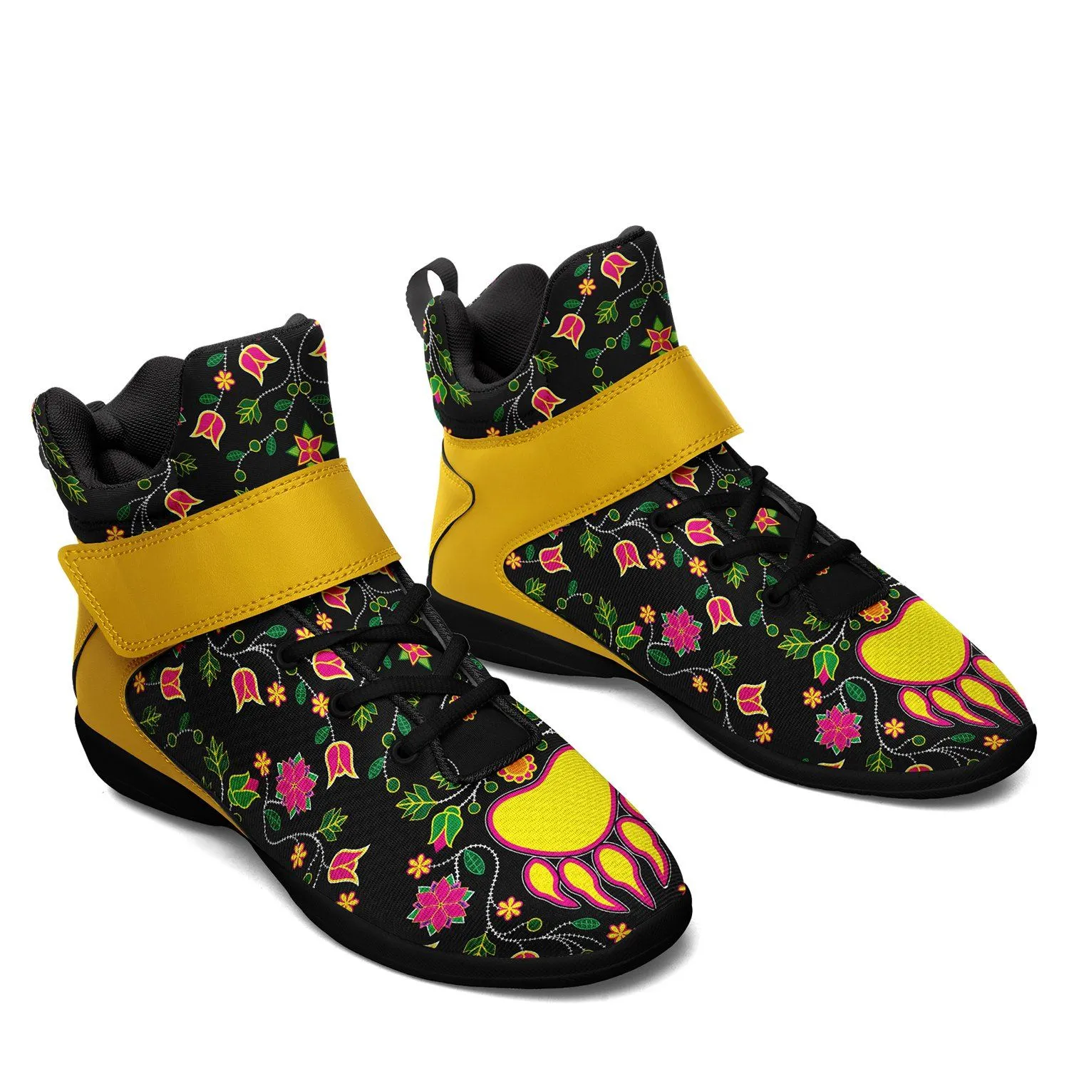 Floral Bearpaw Ipottaa Basketball / Sport High Top Shoes