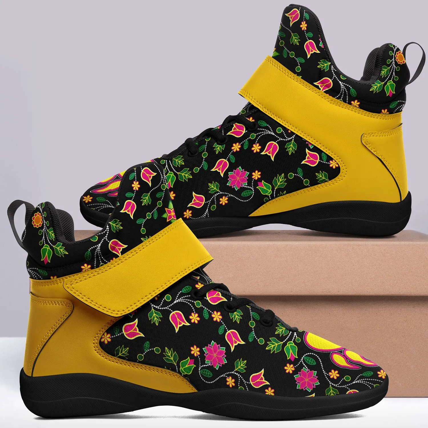 Floral Bearpaw Ipottaa Basketball / Sport High Top Shoes