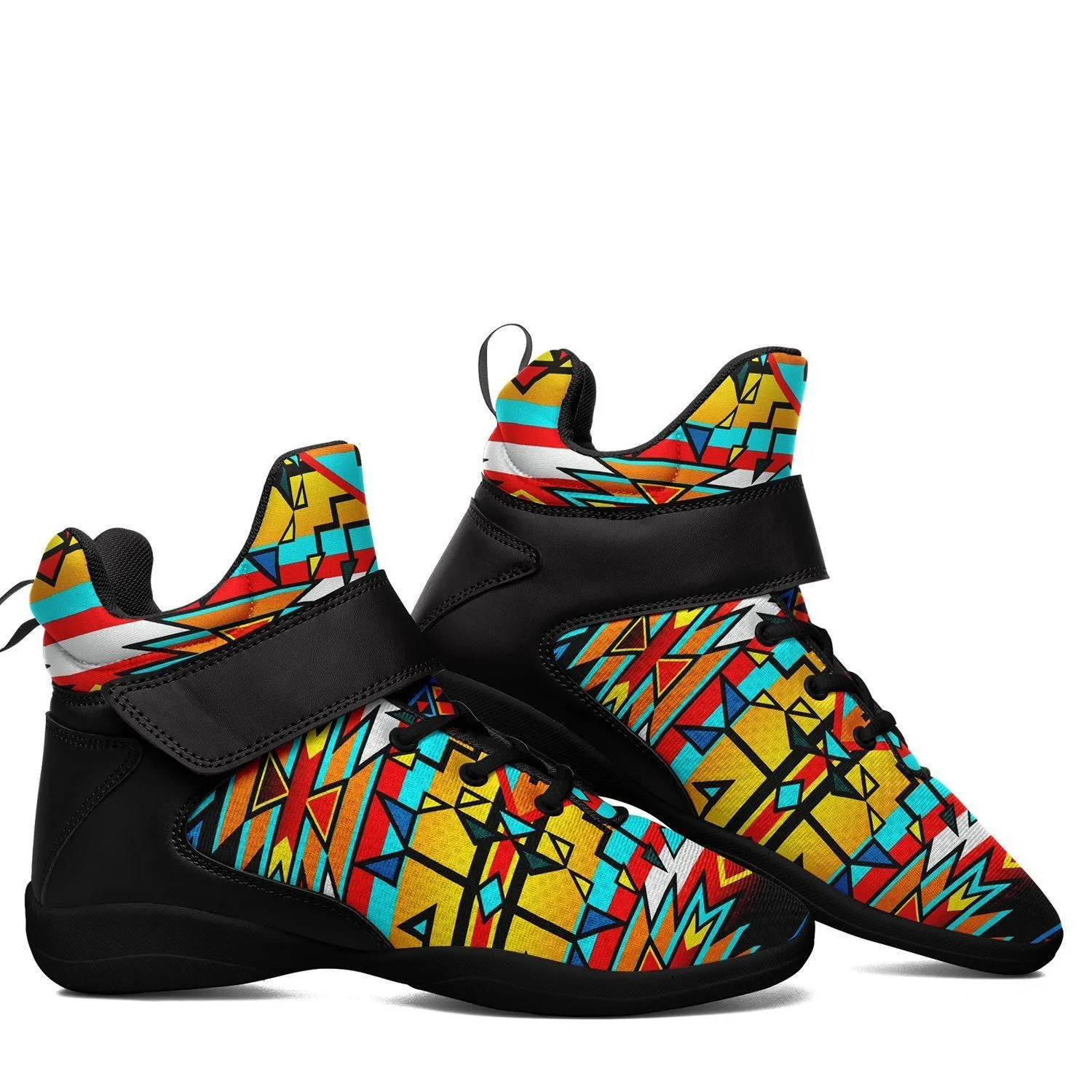 Force of Nature Twister Ipottaa Basketball / Sport High Top Shoes - Black Sole