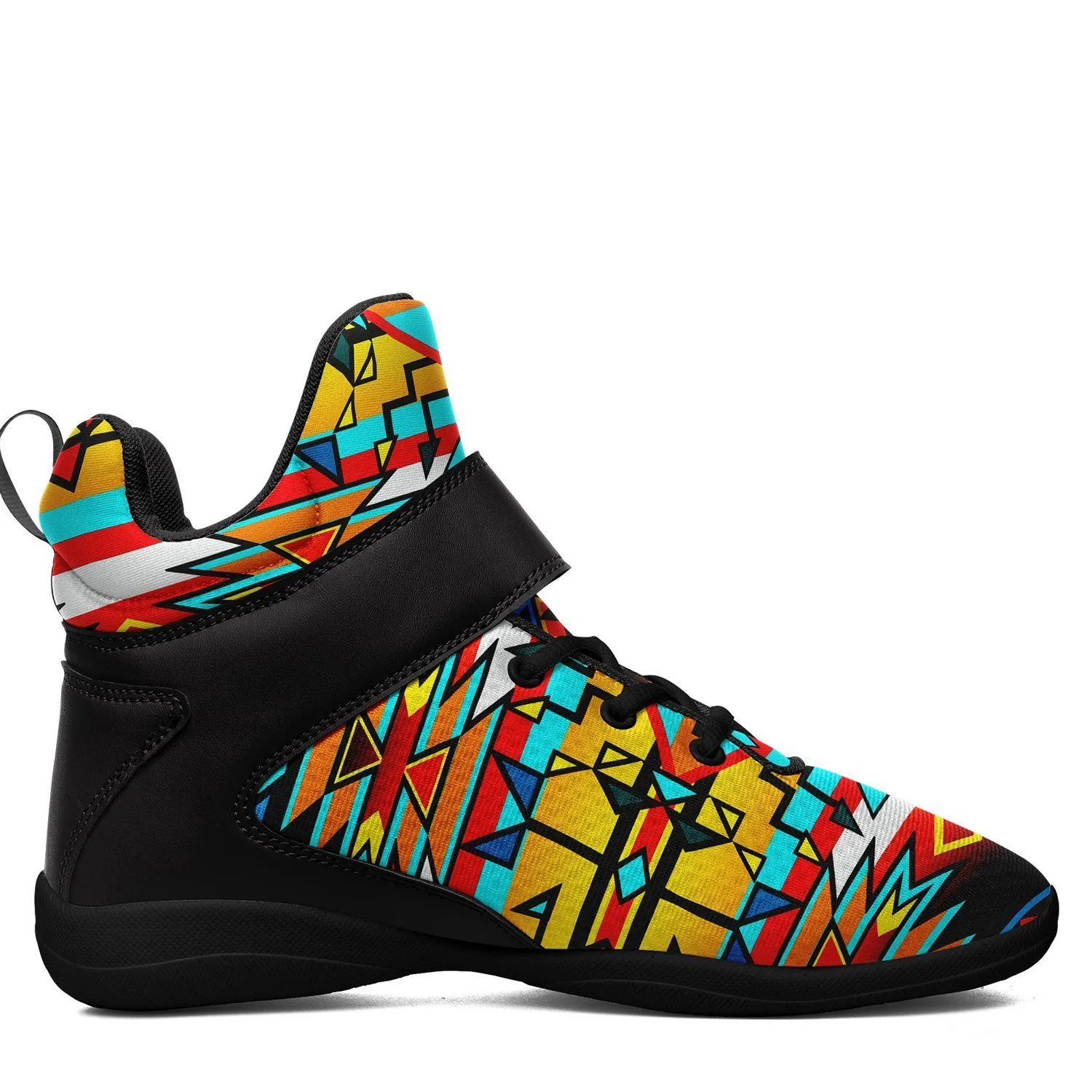 Force of Nature Twister Ipottaa Basketball / Sport High Top Shoes - Black Sole