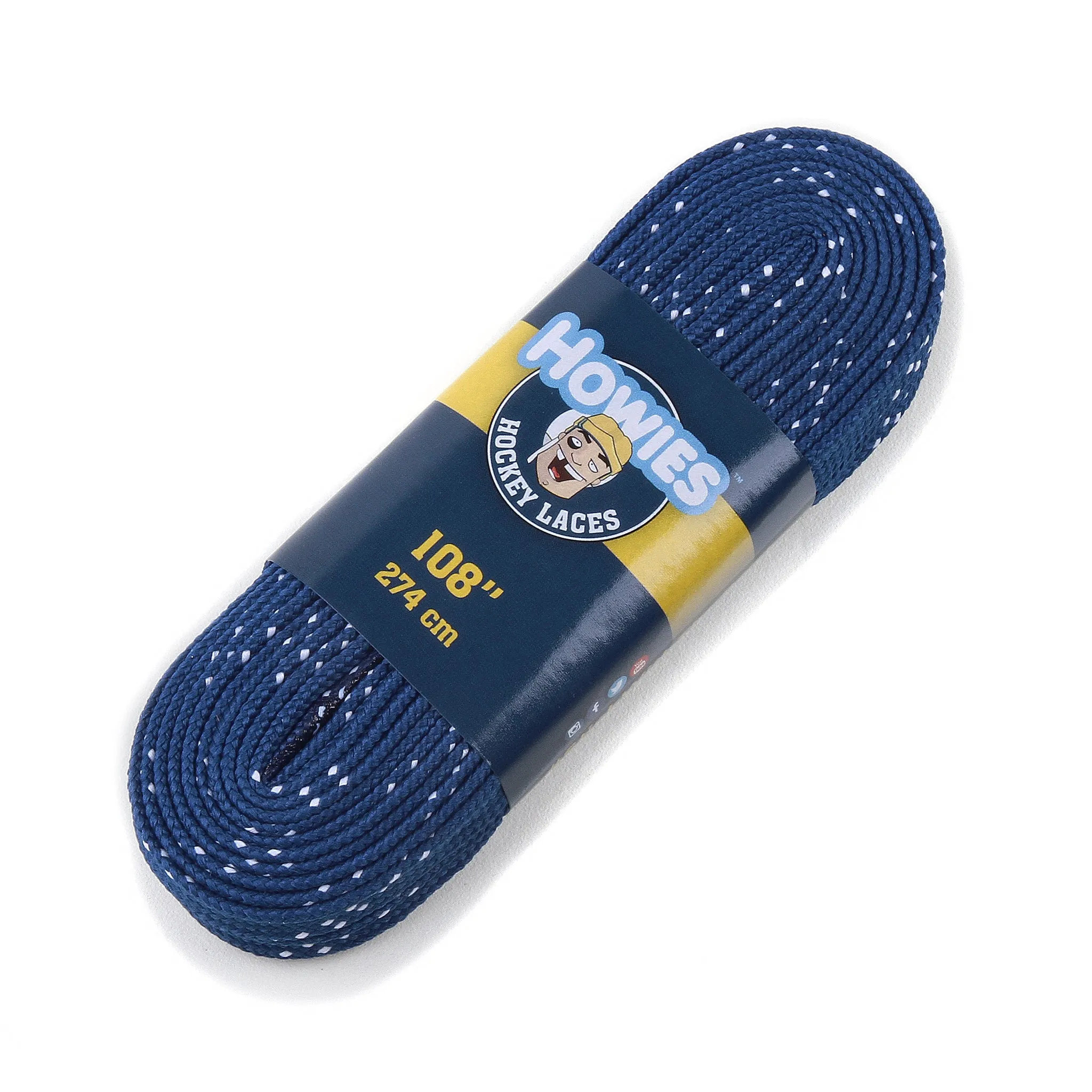 Howies Royal Blue Cloth Hockey Skate Laces