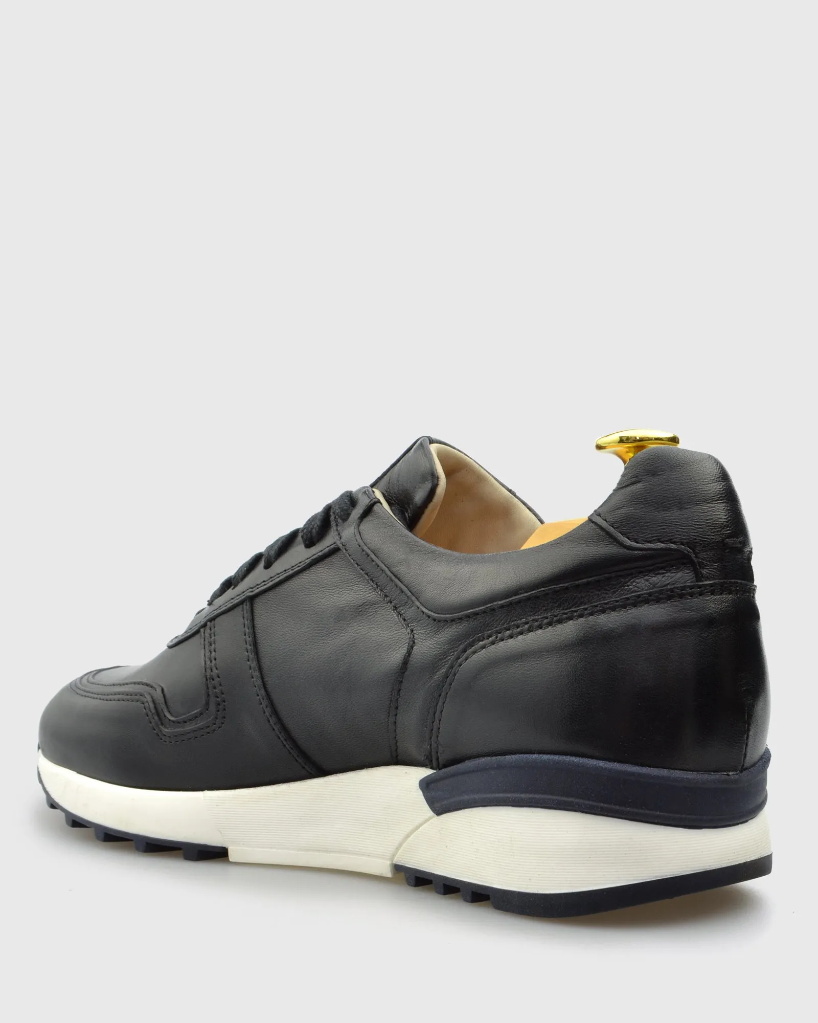 IMASCHI 3989 IMA BLACK LEATHER SNEAKER