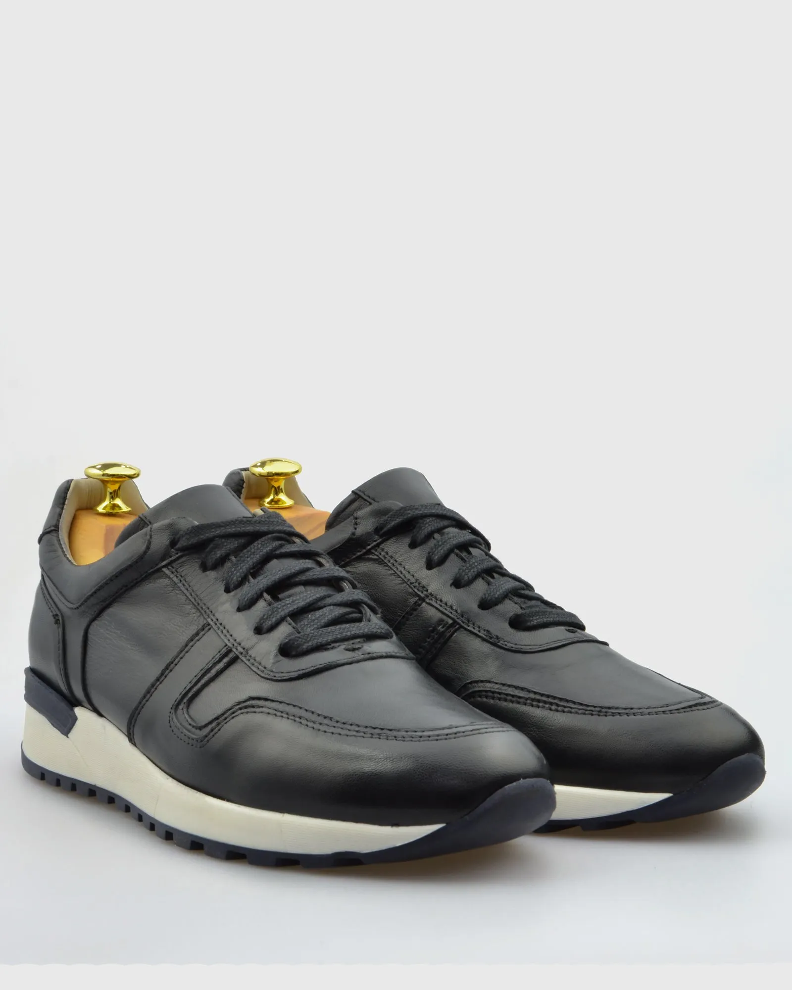 IMASCHI 3989 IMA BLACK LEATHER SNEAKER