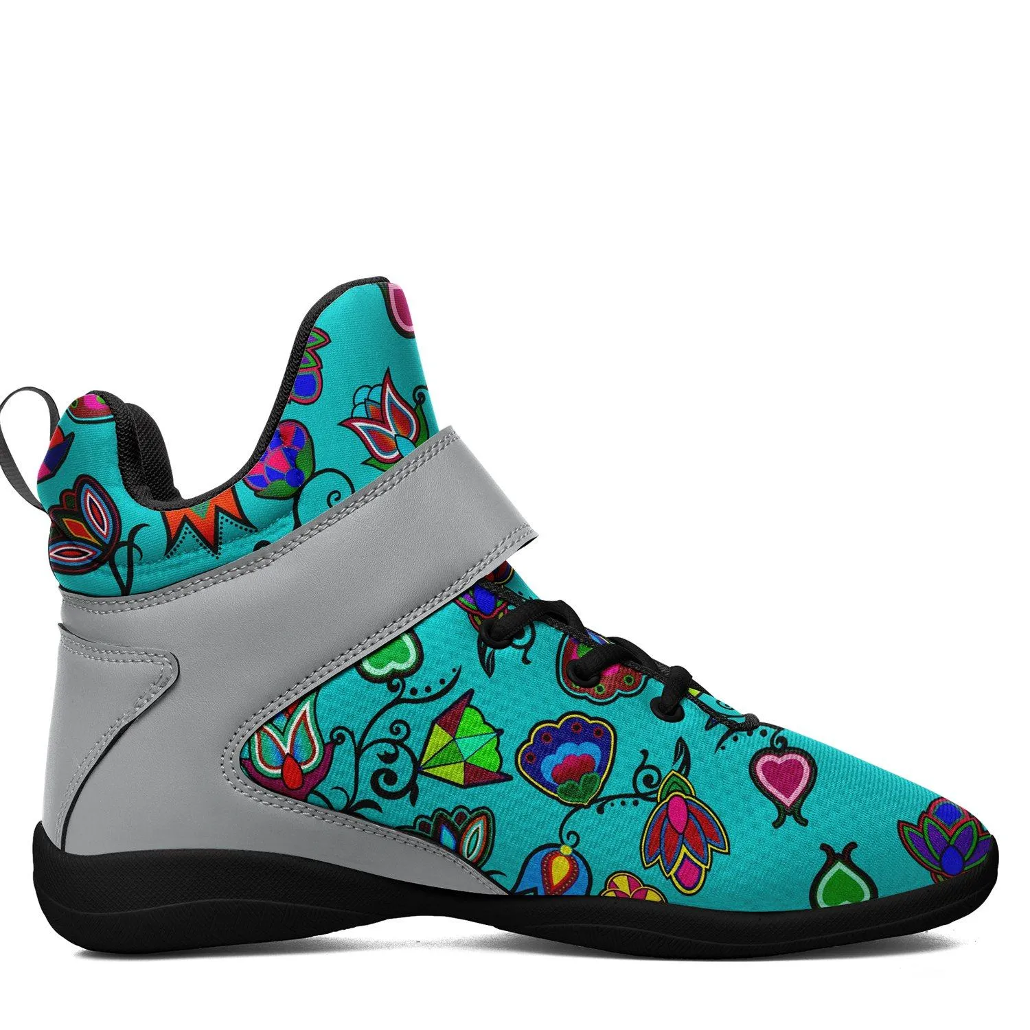 Indigenous Paisley Sky Ipottaa Basketball / Sport High Top Shoes