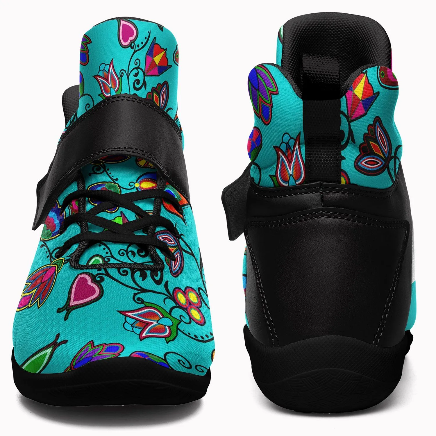 Indigenous Paisley Sky Ipottaa Basketball / Sport High Top Shoes