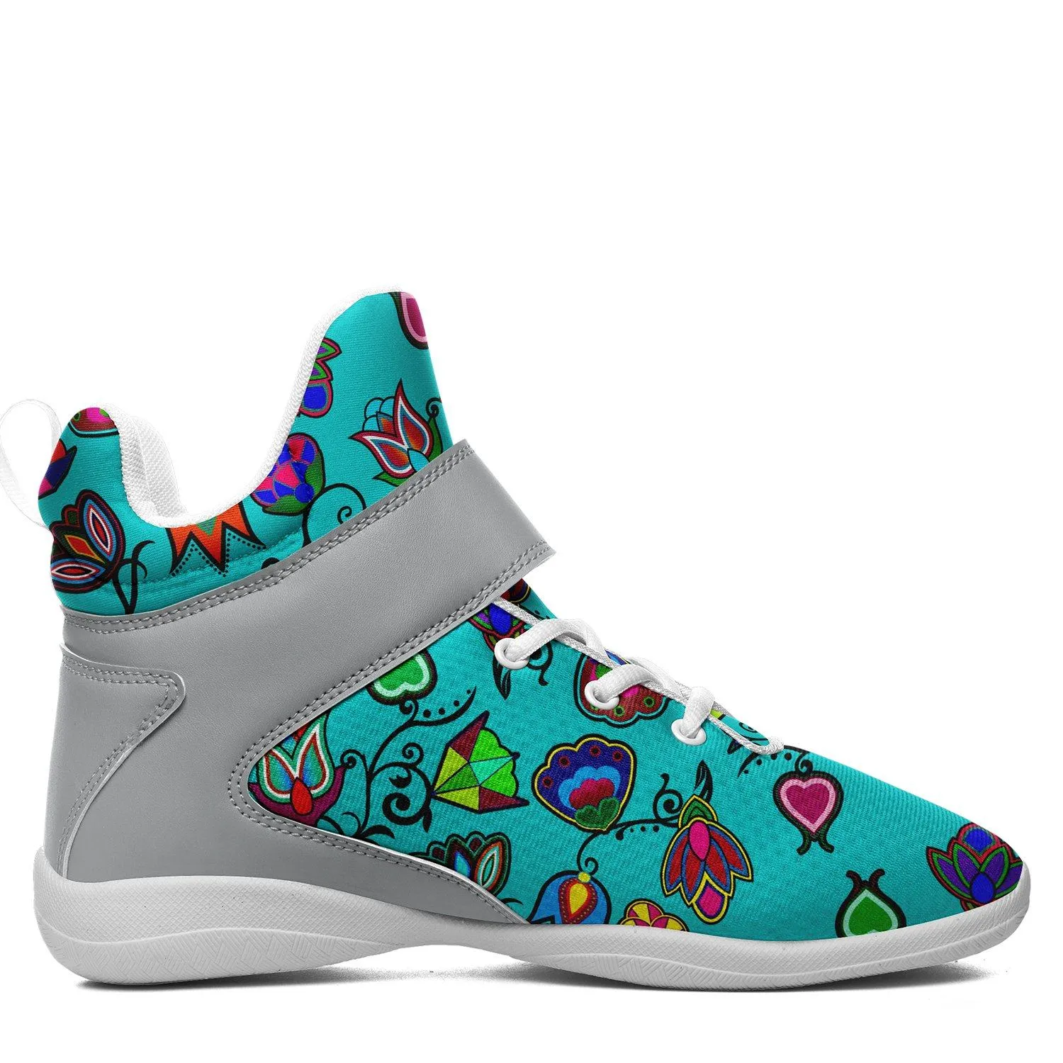 Indigenous Paisley Sky Ipottaa Basketball / Sport High Top Shoes