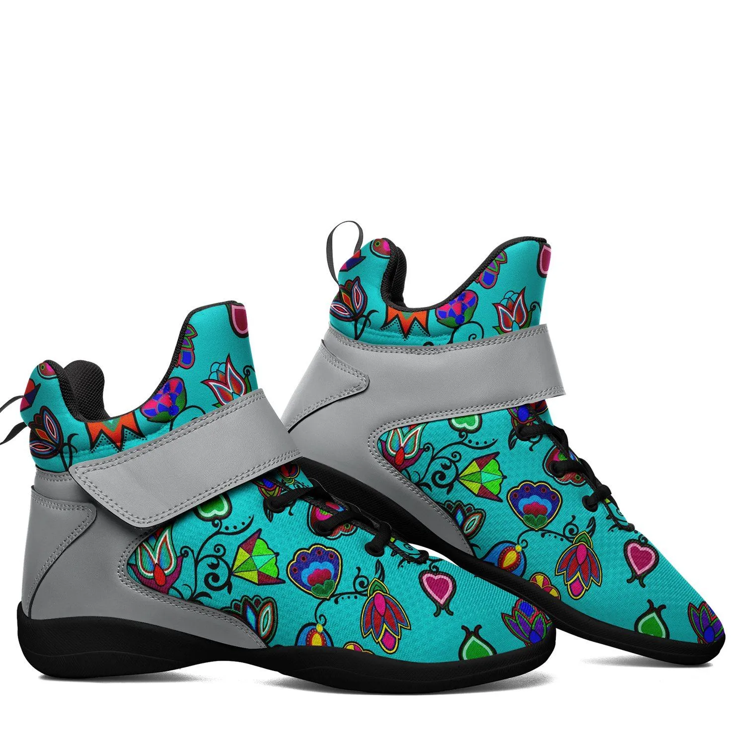 Indigenous Paisley Sky Ipottaa Basketball / Sport High Top Shoes